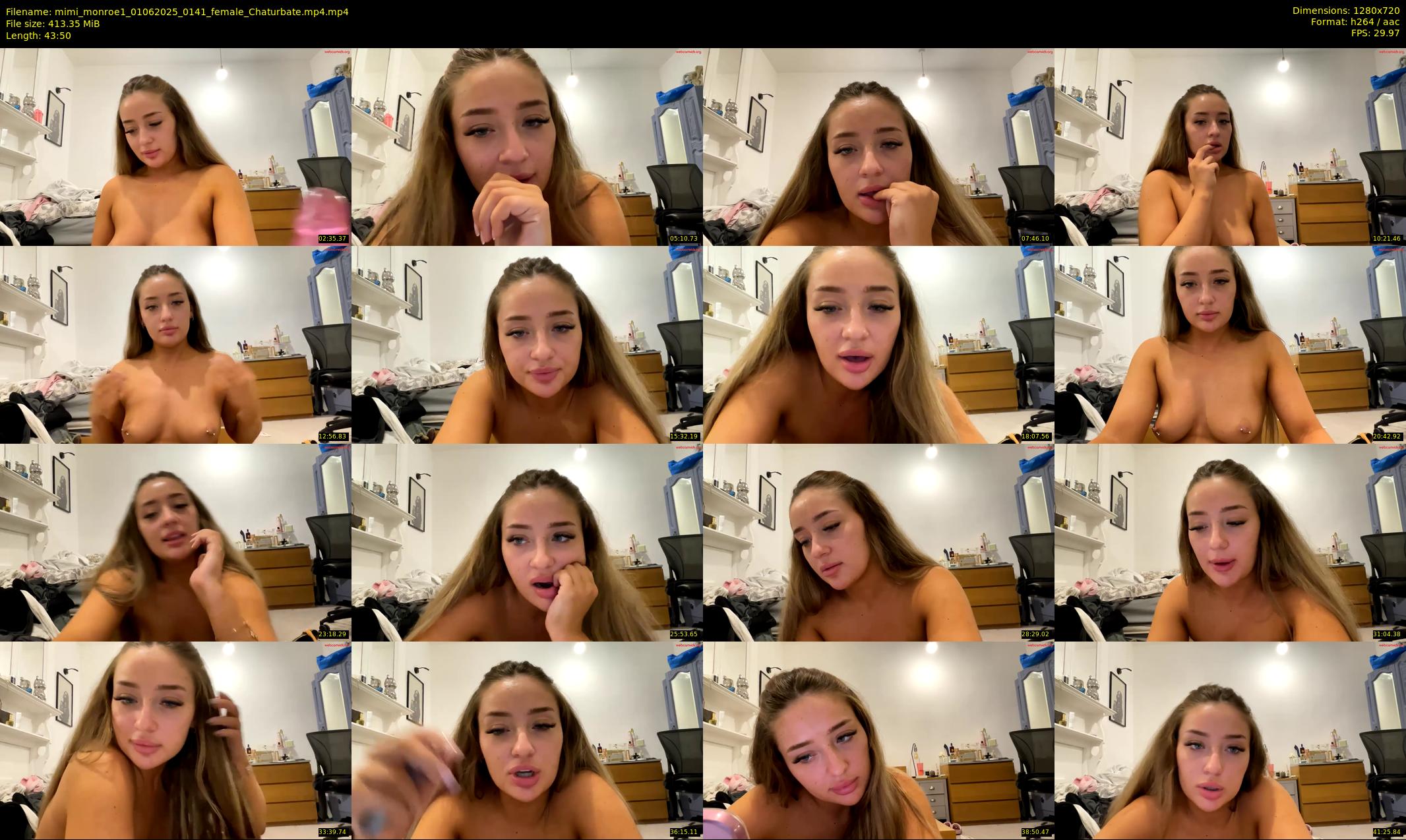 mimi_monroe1 — 44 minute Chaturbate female cam show recording, 720p, Jun 1, 2025