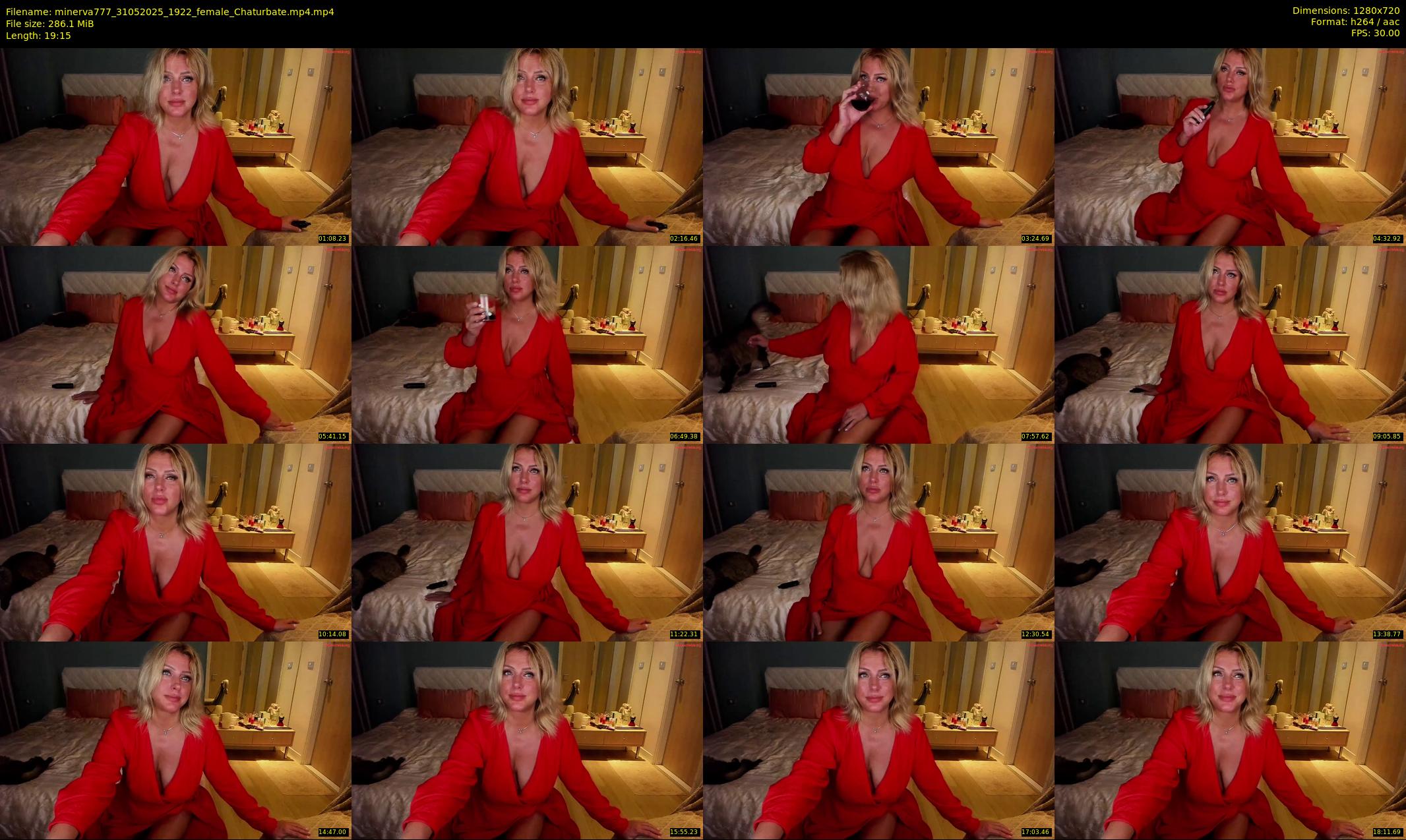 minerva777 — 20 minute Chaturbate female cam show recording, 720p, May 31, 2025