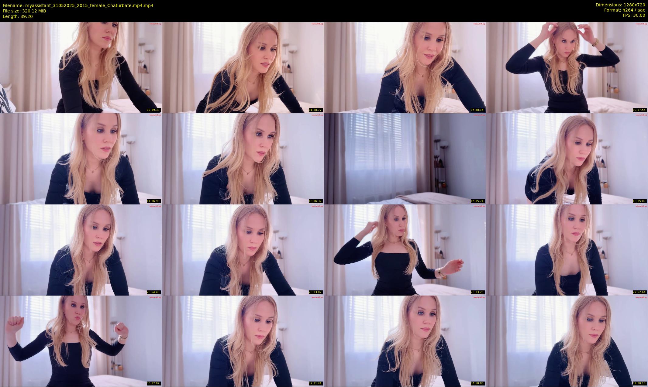 myassistant — 40 minute Chaturbate female cam show recording, 720p, May 31, 2025