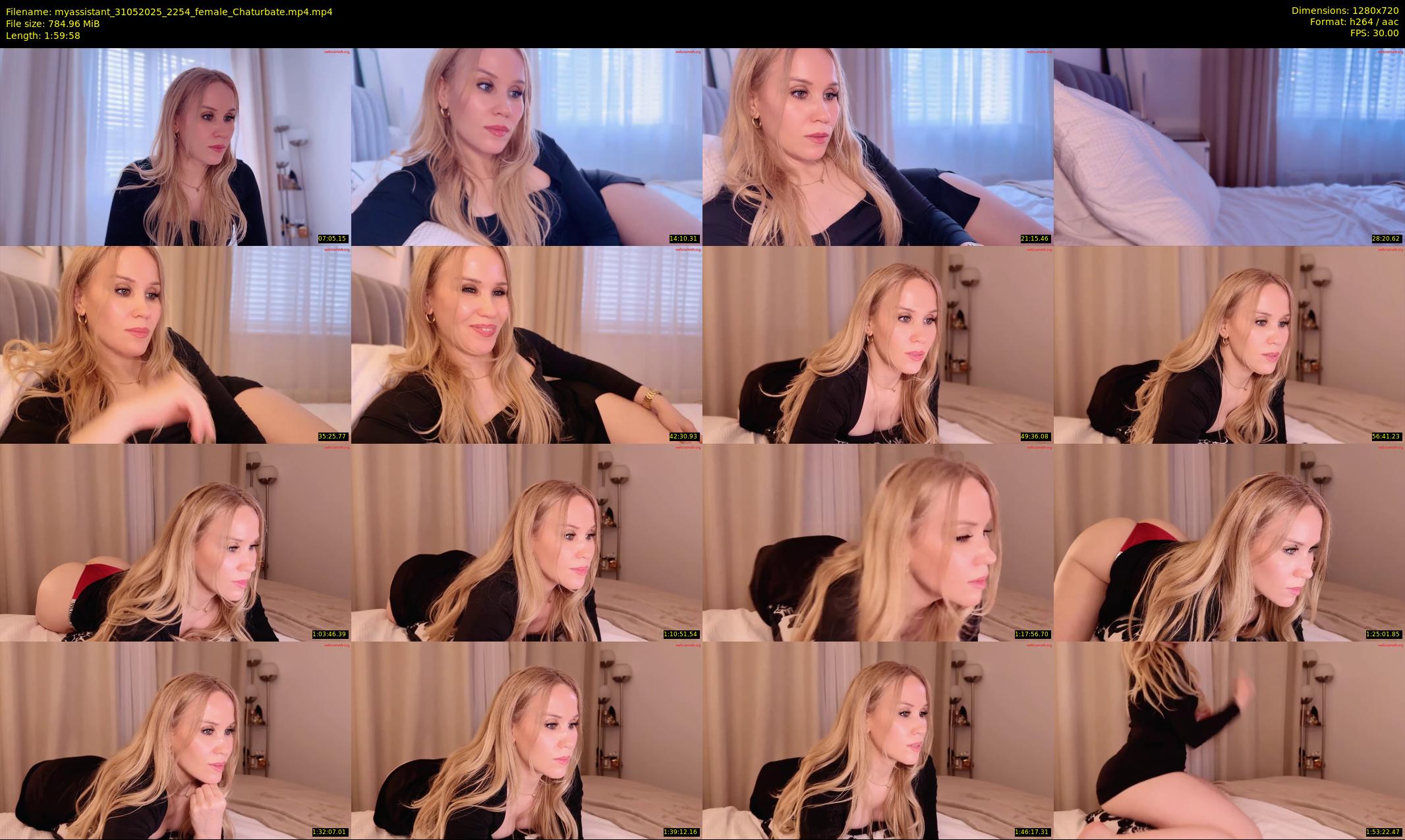 myassistant — 120 minute Chaturbate female cam show recording, 720p, May 31, 2025