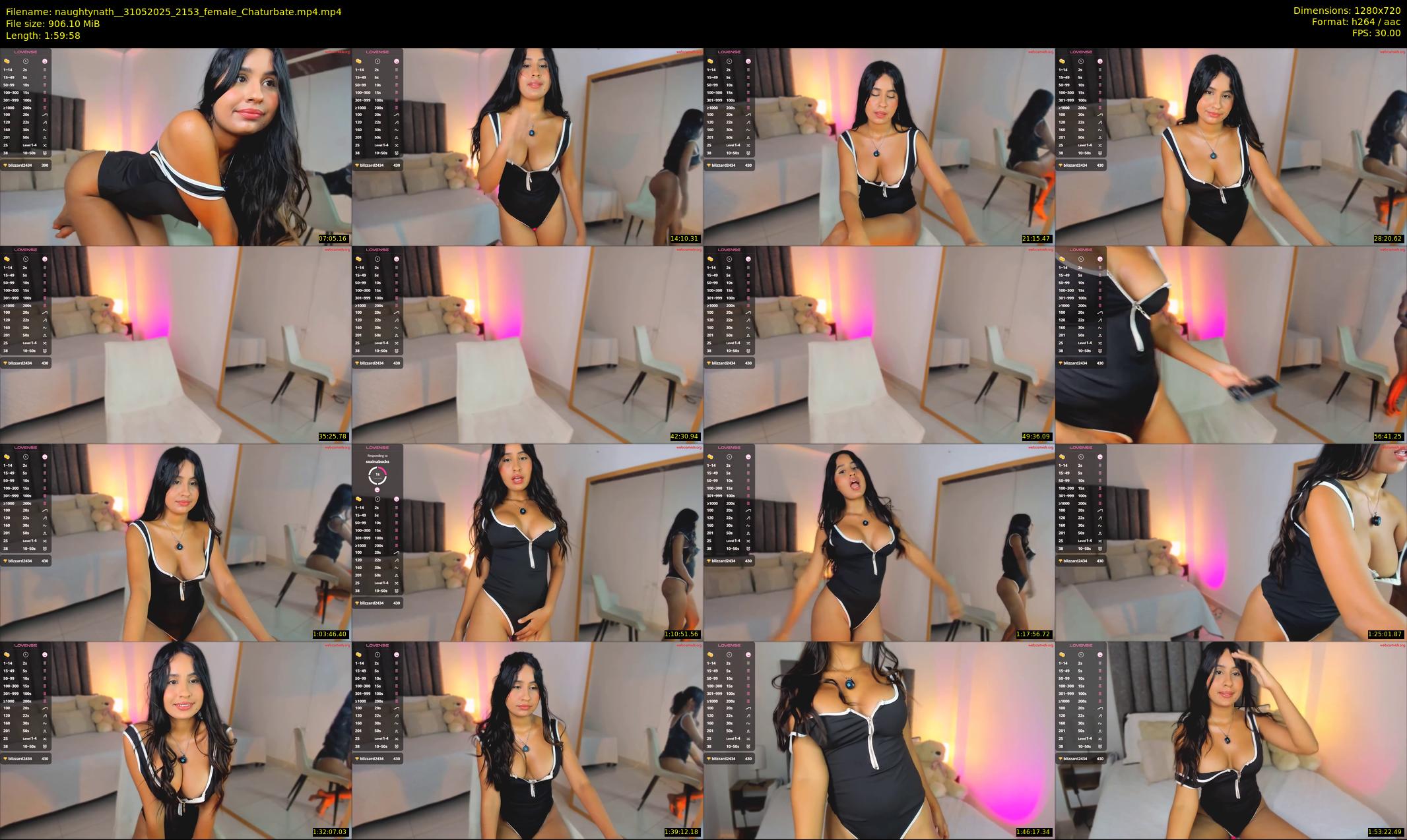 naughtynath_ — 120 minute Chaturbate female cam show recording, 720p, May 31, 2025
