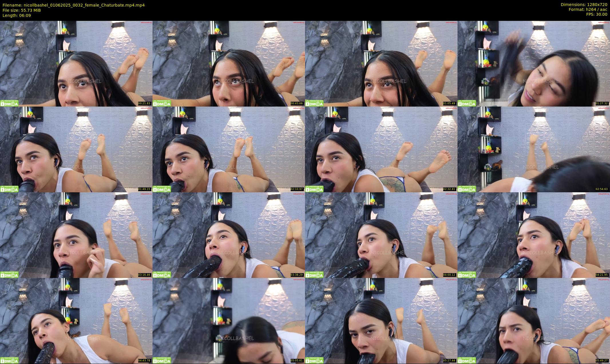 nicollbashel — 7 minute Chaturbate female cam show recording, 720p, Jun 1, 2025