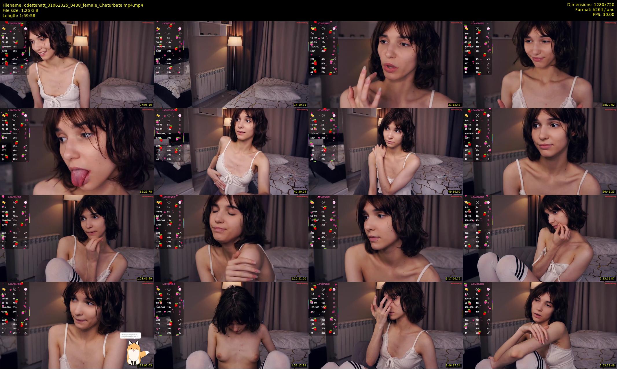 odettehatt — 120 minute Chaturbate female cam show recording, 720p, Jun 1, 2025