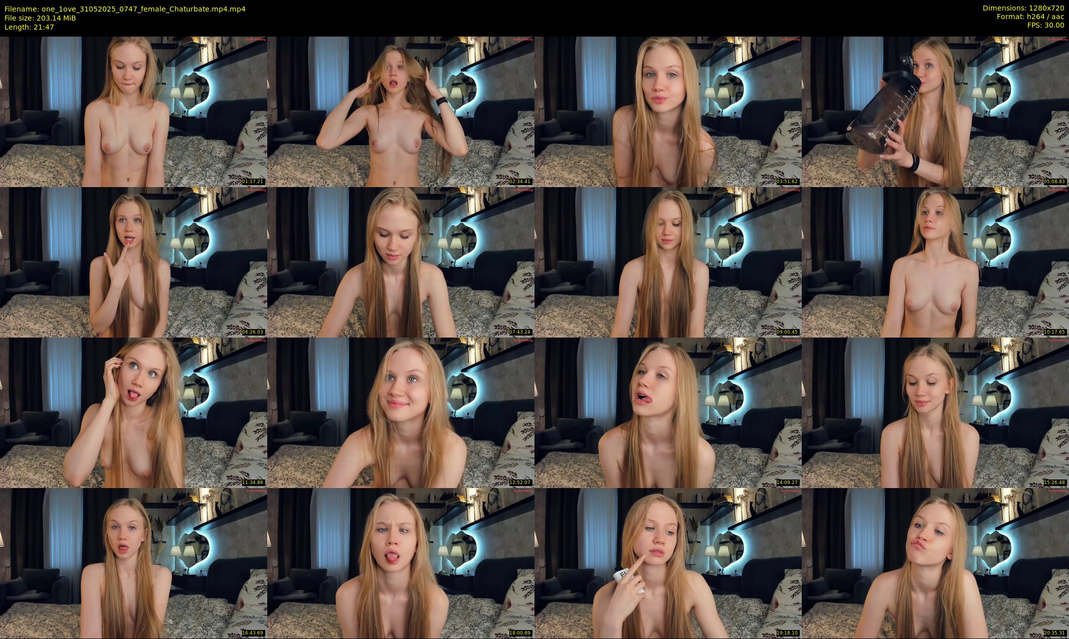 one_1ove — 22 minute Chaturbate female cam show recording, 720p, May 31, 2025
