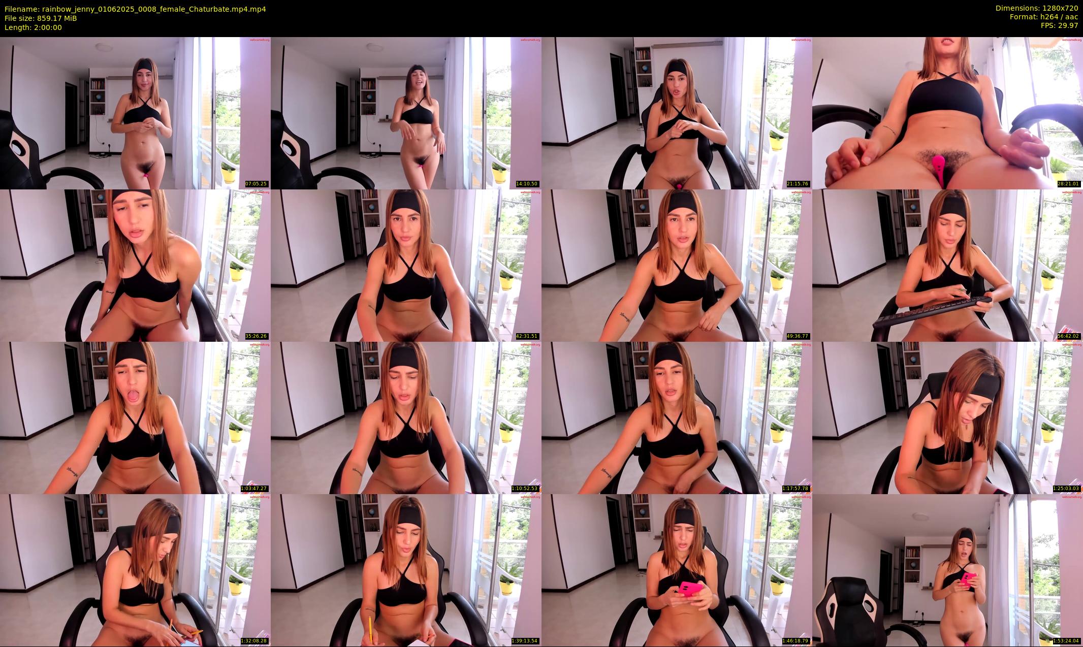 rainbow_jenny — 120 minute Chaturbate female cam show recording, 720p, Jun 1, 2025