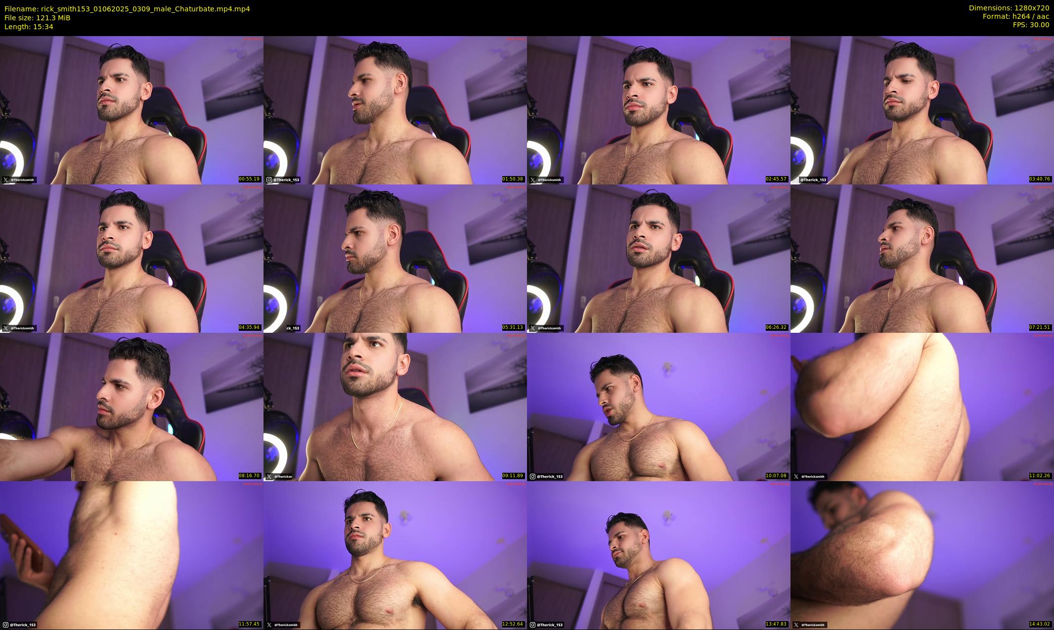 rick_smith153 — 16 minute Chaturbate male cam show recording, 720p, Jun 1, 2025