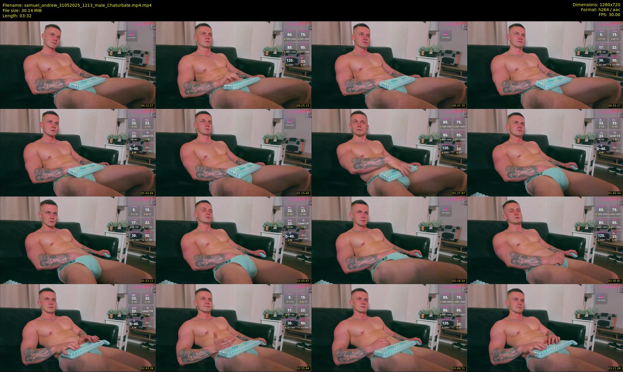 samuel_andrew — 4 minute Chaturbate male cam show recording, 720p, May 31, 2025