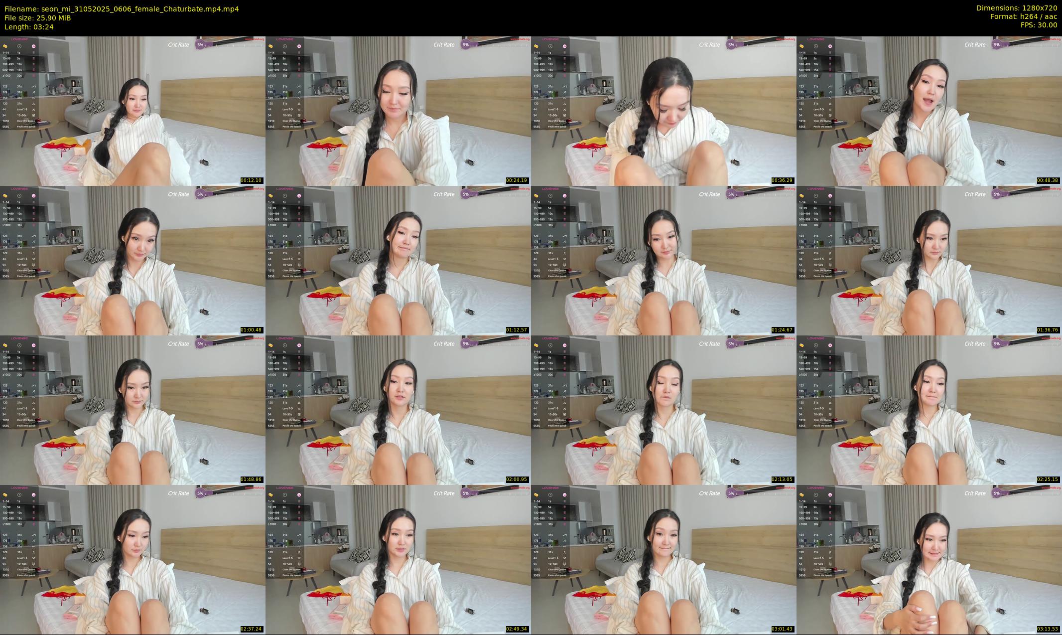 seon_mi — 4 minute Chaturbate female cam show recording, 720p, May 31, 2025