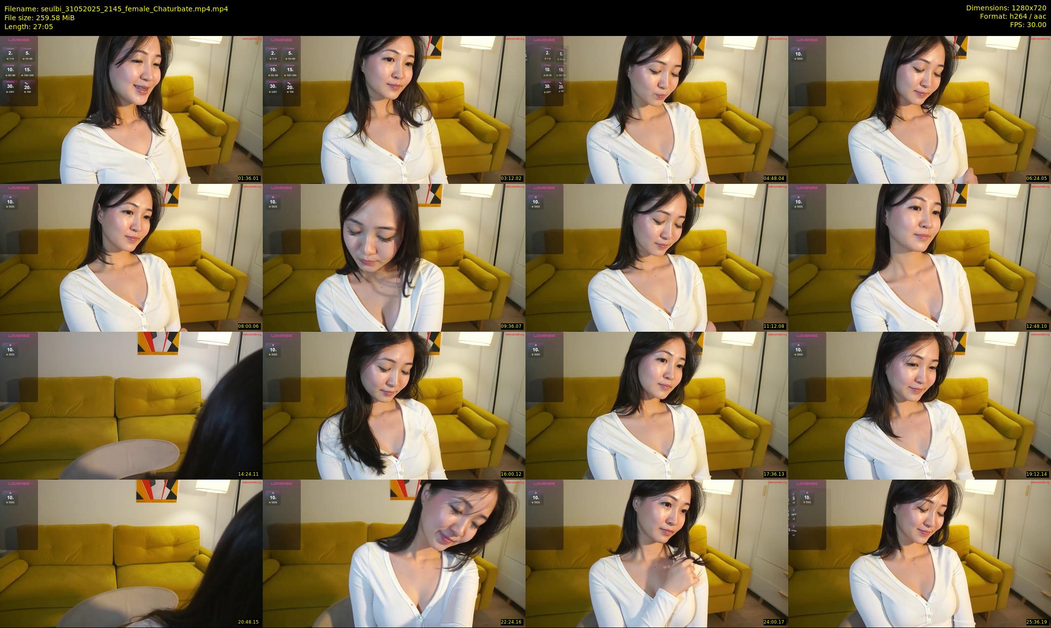 seulbi — 28 minute Chaturbate female cam show recording, 720p, May 31, 2025