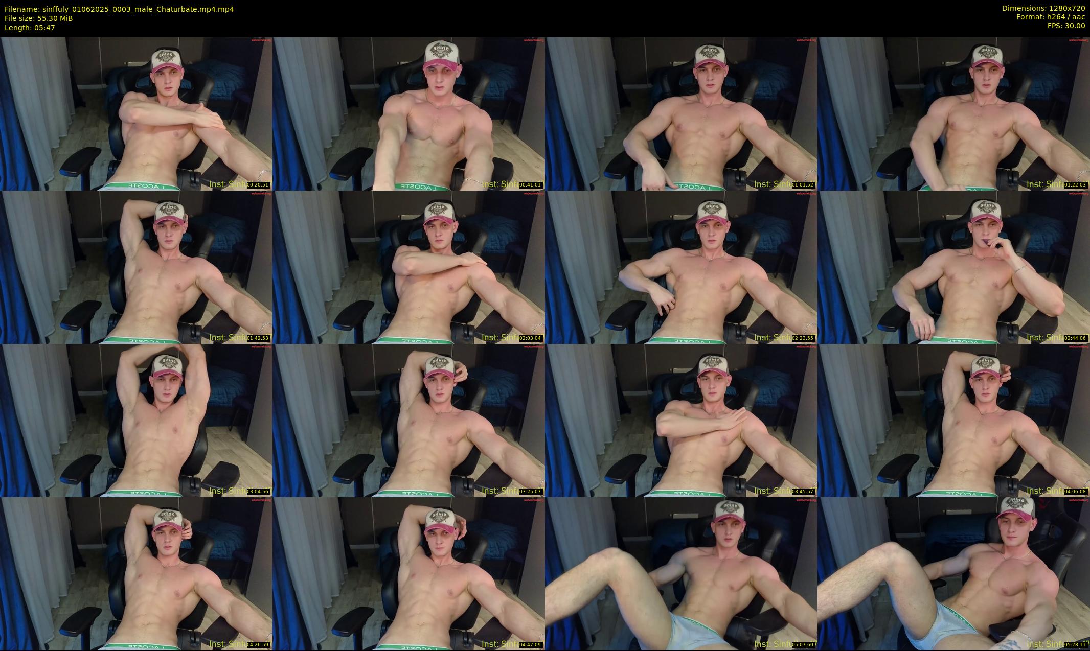 sinffuly — 6 minute Chaturbate male cam show recording, 720p, Jun 1, 2025
