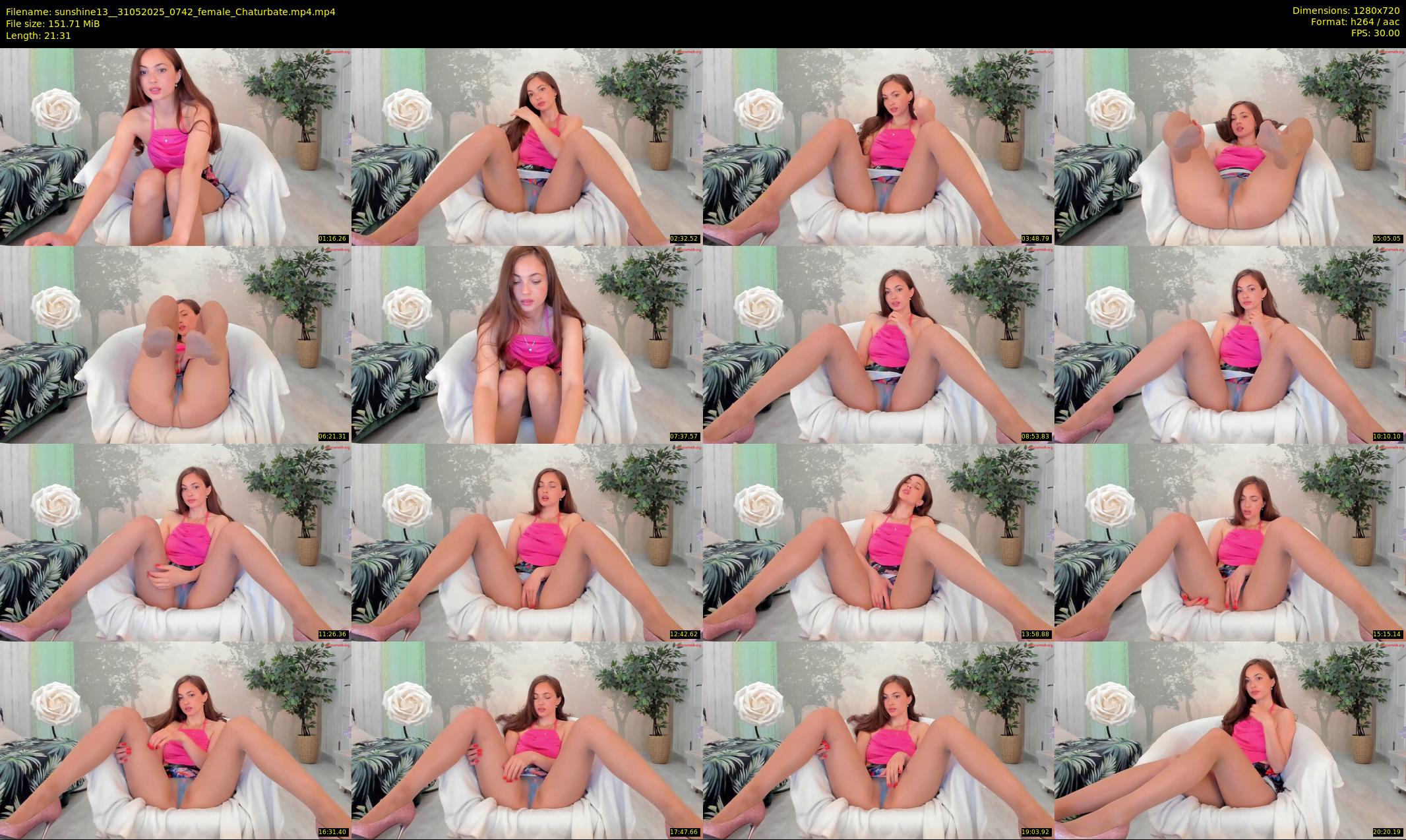sunshine13_ — 22 minute Chaturbate female cam show recording, 720p, May 31, 2025