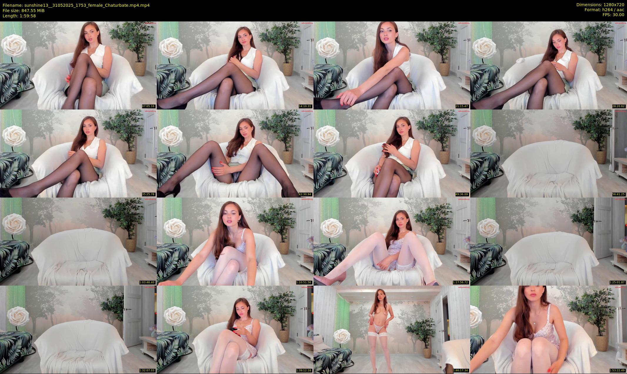 sunshine13_ — 120 minute Chaturbate female cam show recording, 720p, May 31, 2025