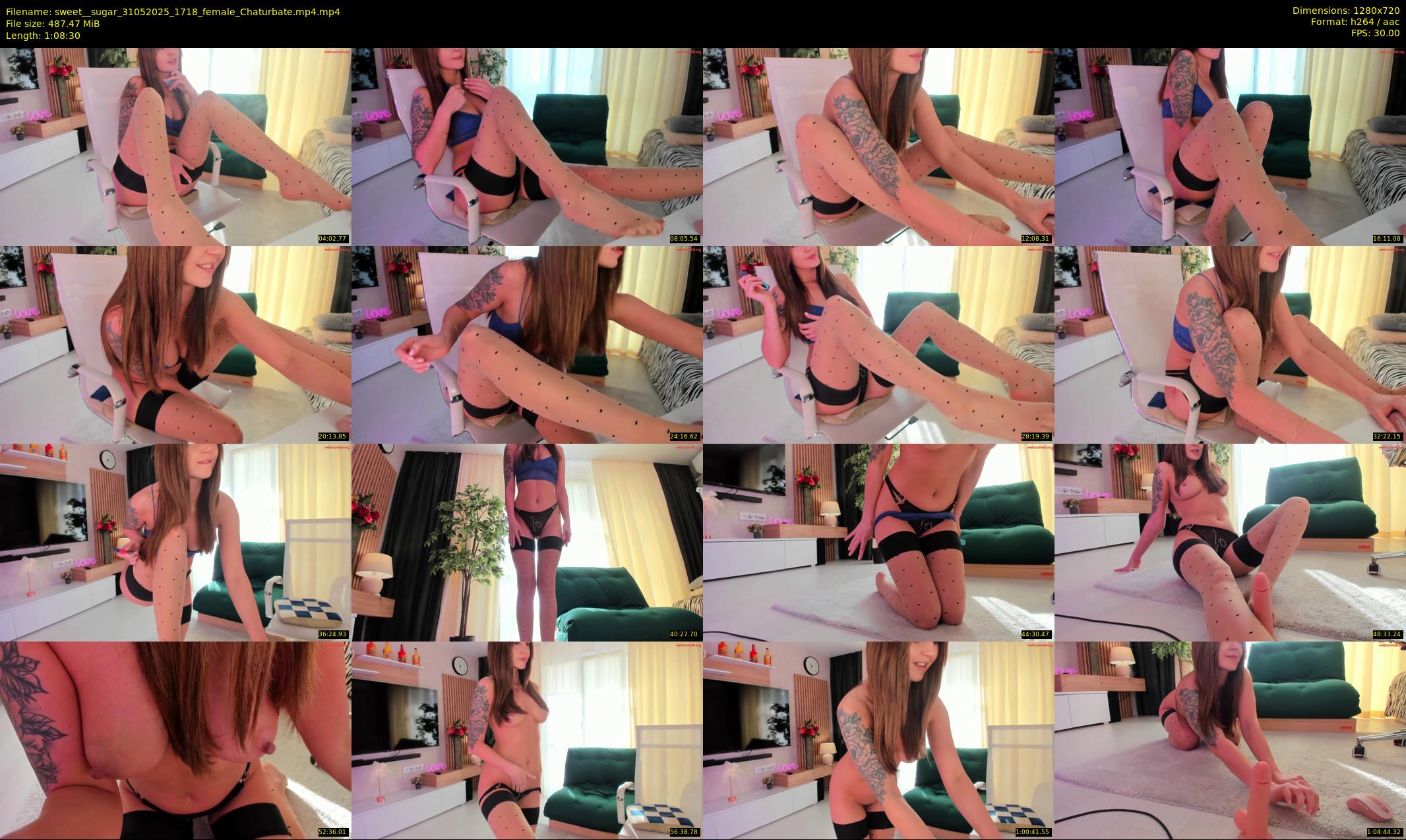 sweet__sugar — 69 minute Chaturbate female cam show recording, 720p, May 31, 2025
