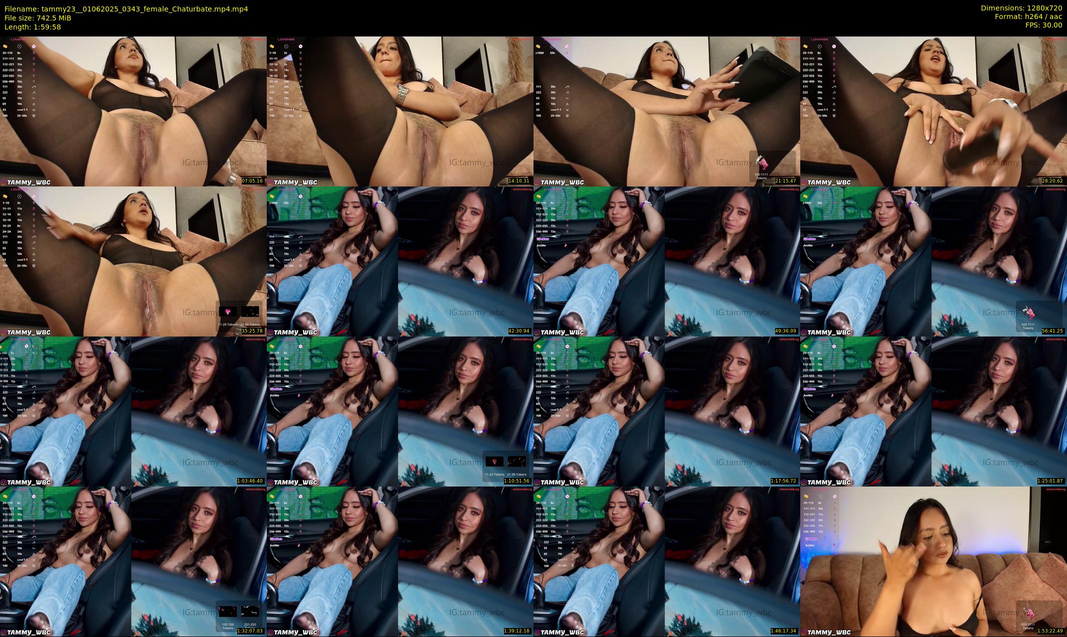 tammy23_ — 120 minute Chaturbate female cam show recording, 720p, Jun 1, 2025