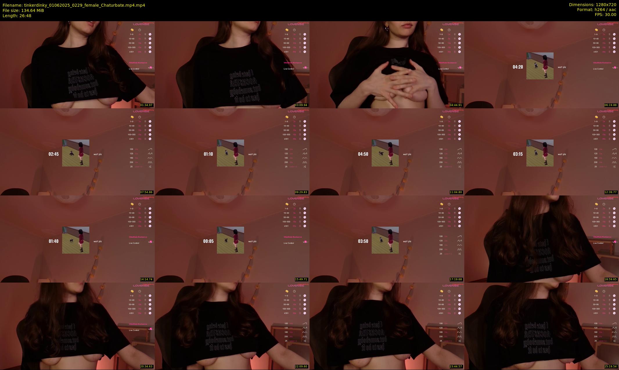 tinkerdinky — 27 minute Chaturbate female cam show recording, 720p, Jun 1, 2025