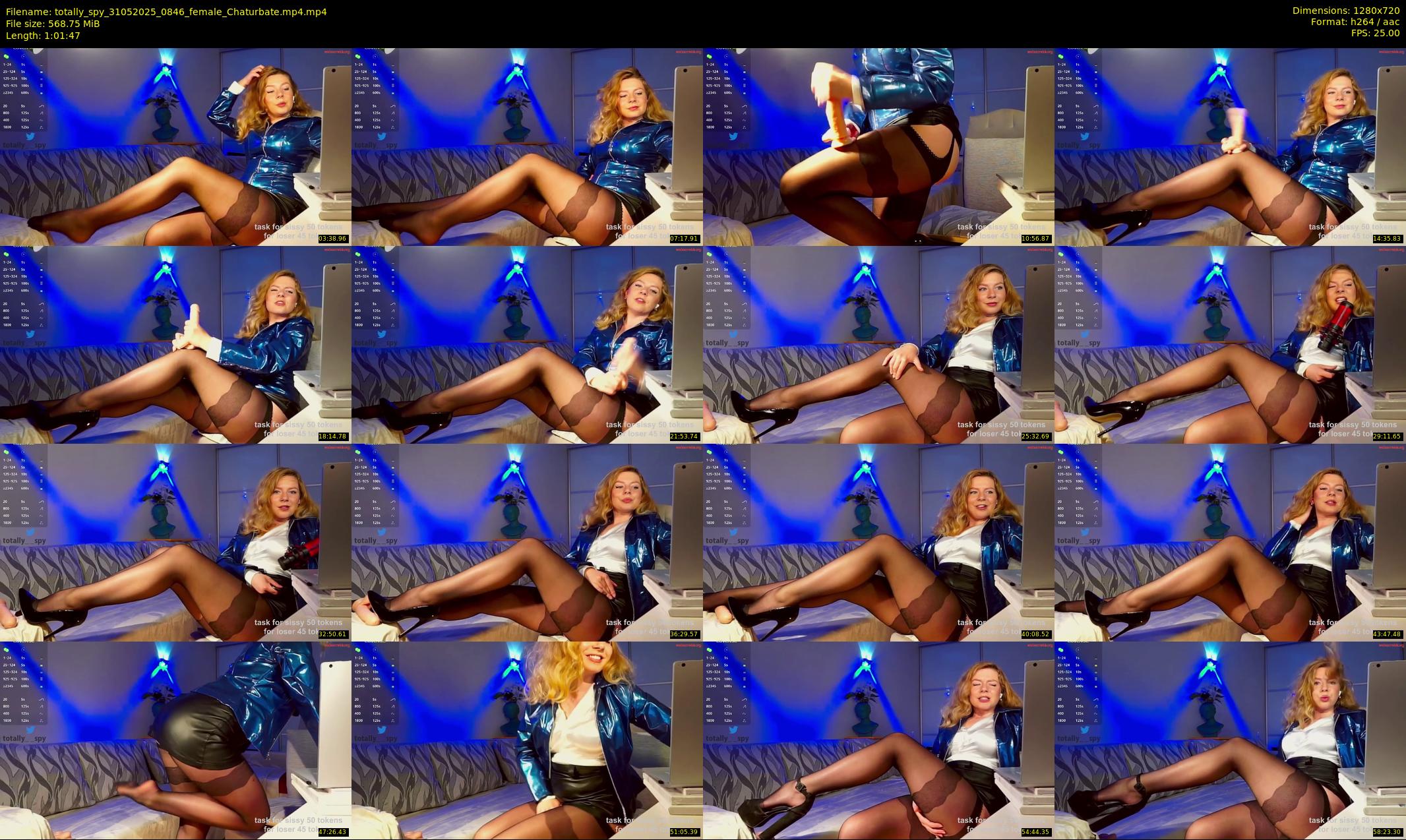 totally_spy — 62 minute Chaturbate female cam show recording, 720p, May 31, 2025