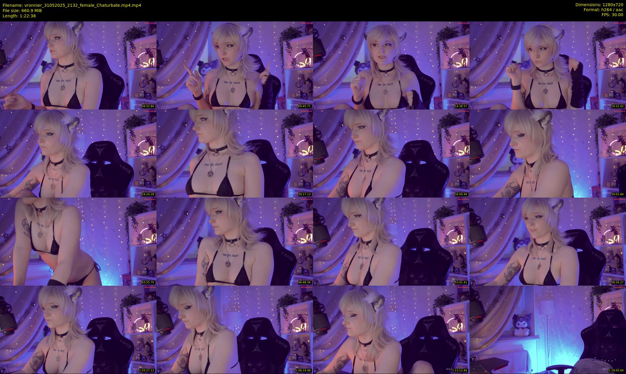 vronnier — 83 minute Chaturbate female cam show recording, 720p, May 31, 2025