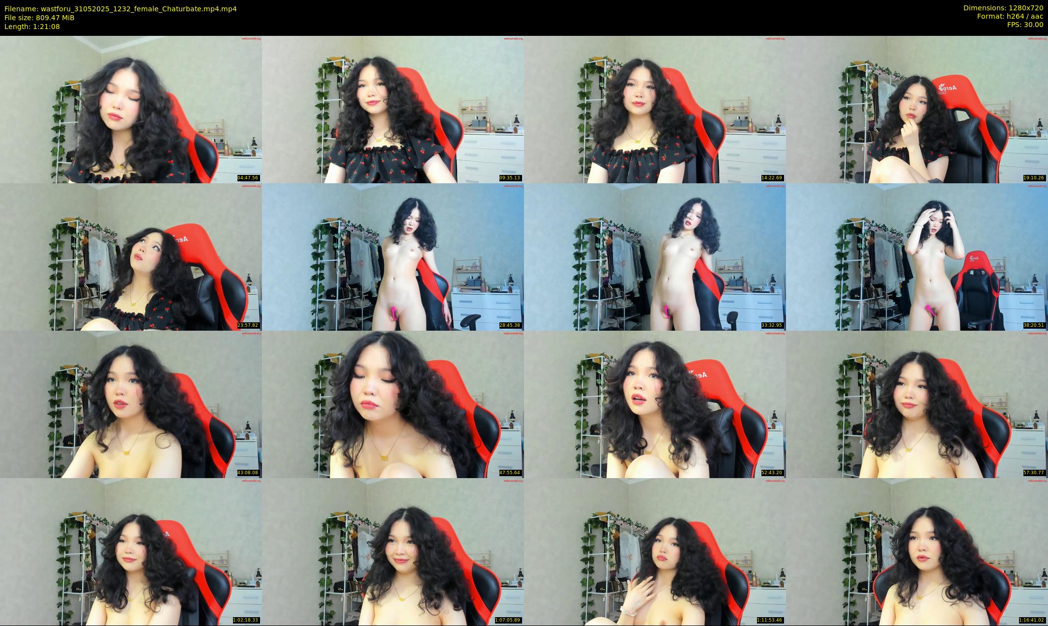 wastforu — 82 minute Chaturbate female cam show recording, 720p, May 31, 2025