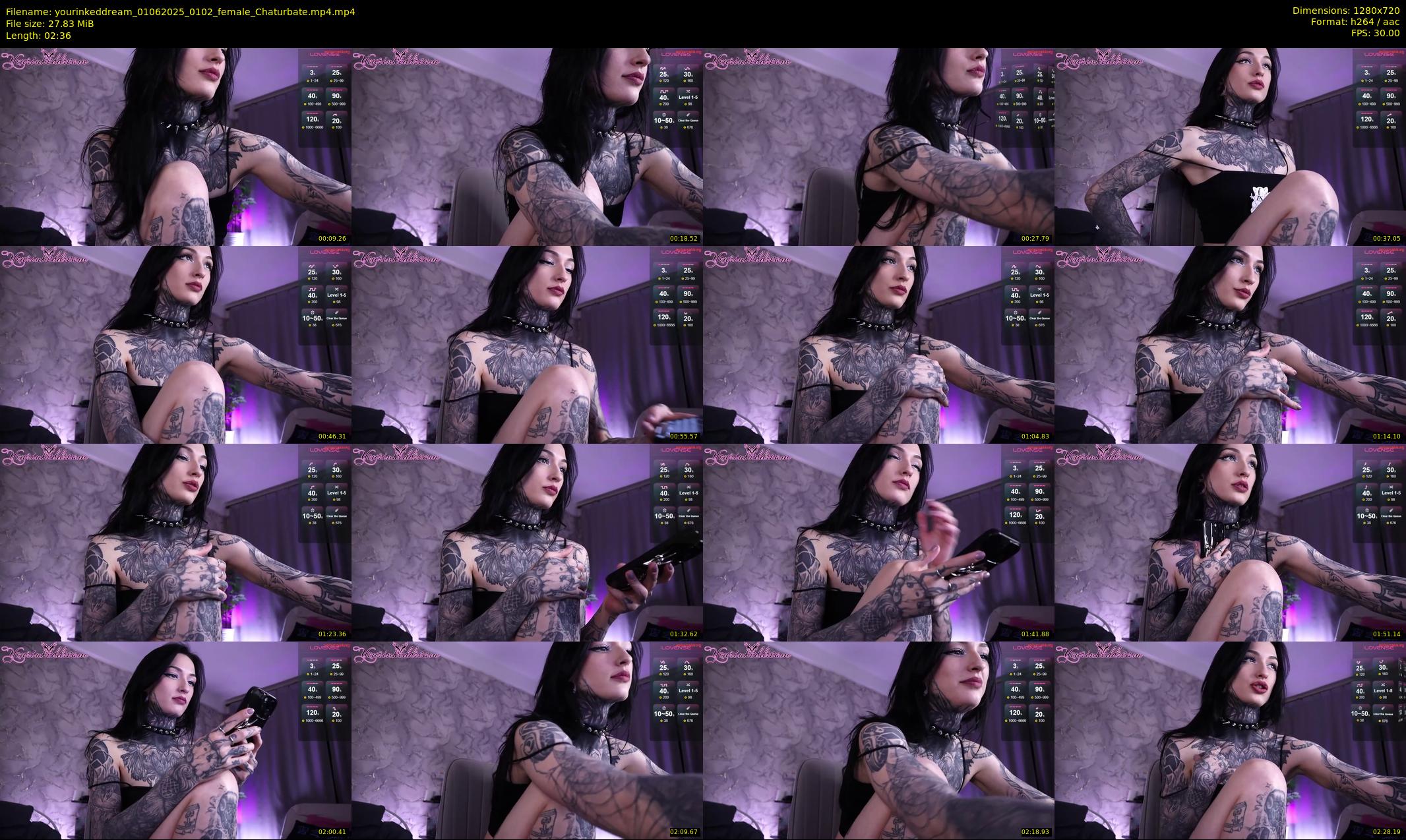 yourinkeddream — 3 minute Chaturbate couple cam show recording, 720p, Jun 1, 2025