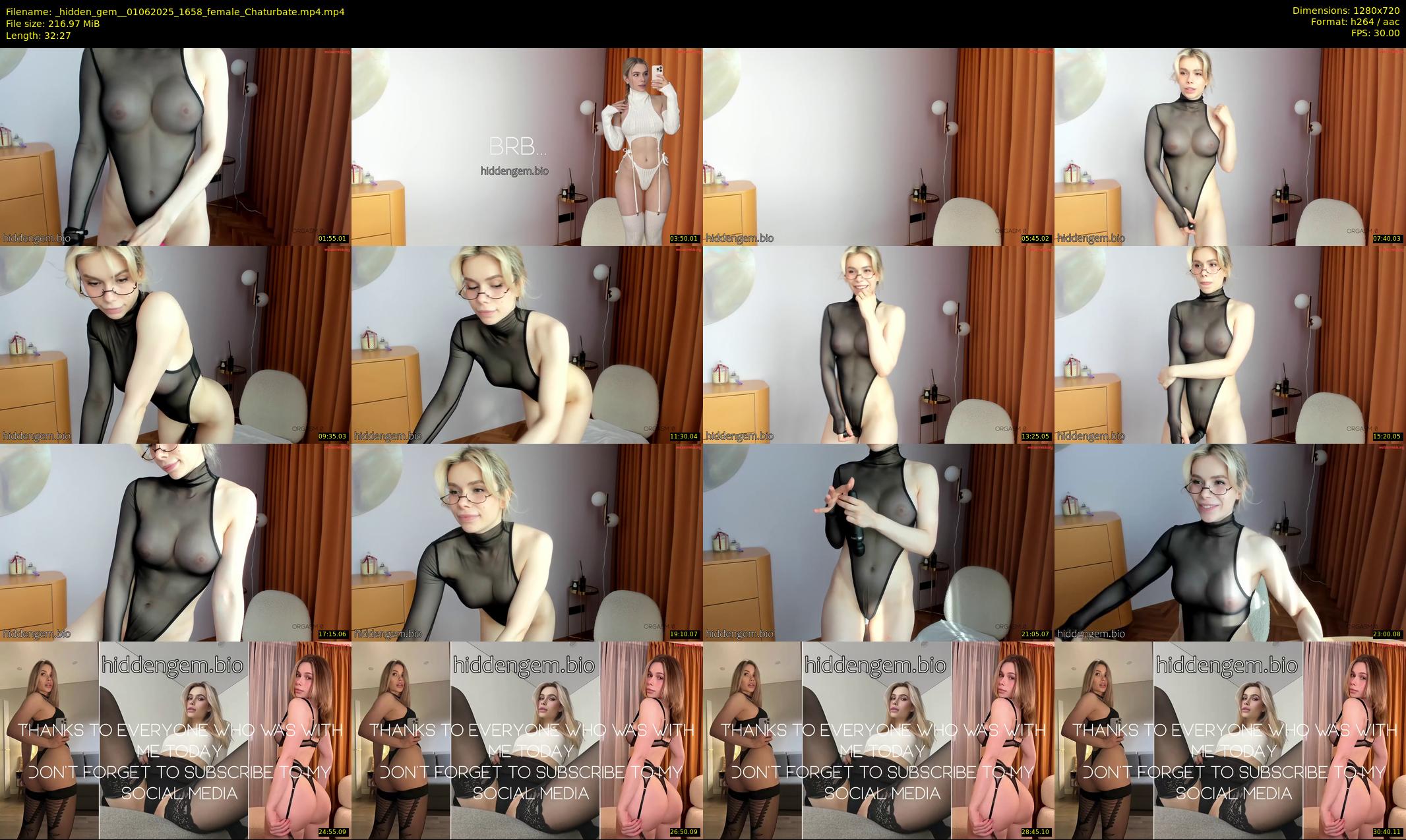_hidden_gem_ — 33 minute Chaturbate female cam show recording, 720p, Jun 1, 2025
