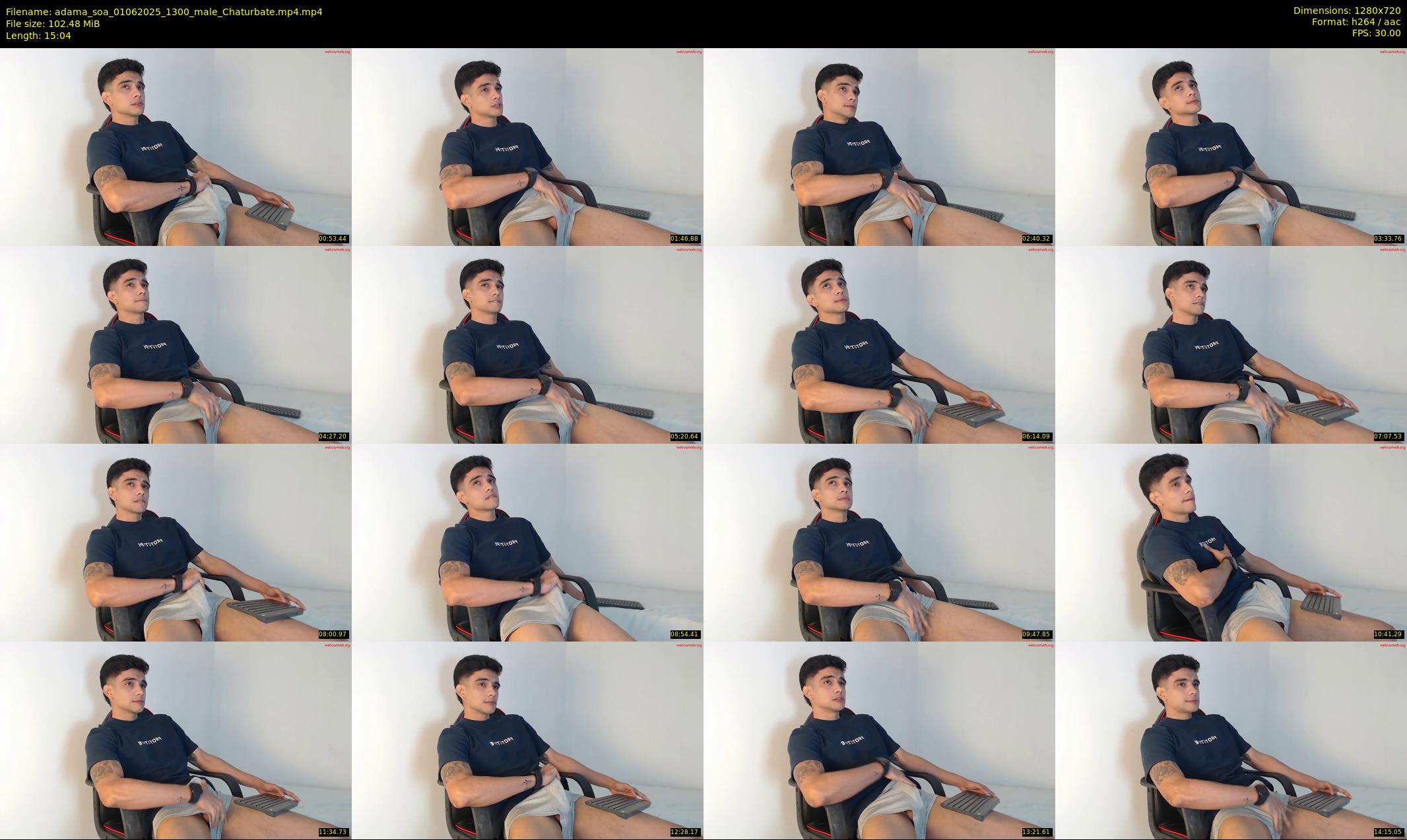 adama_soa — 16 minute Chaturbate male cam show recording, 720p, Jun 1, 2025