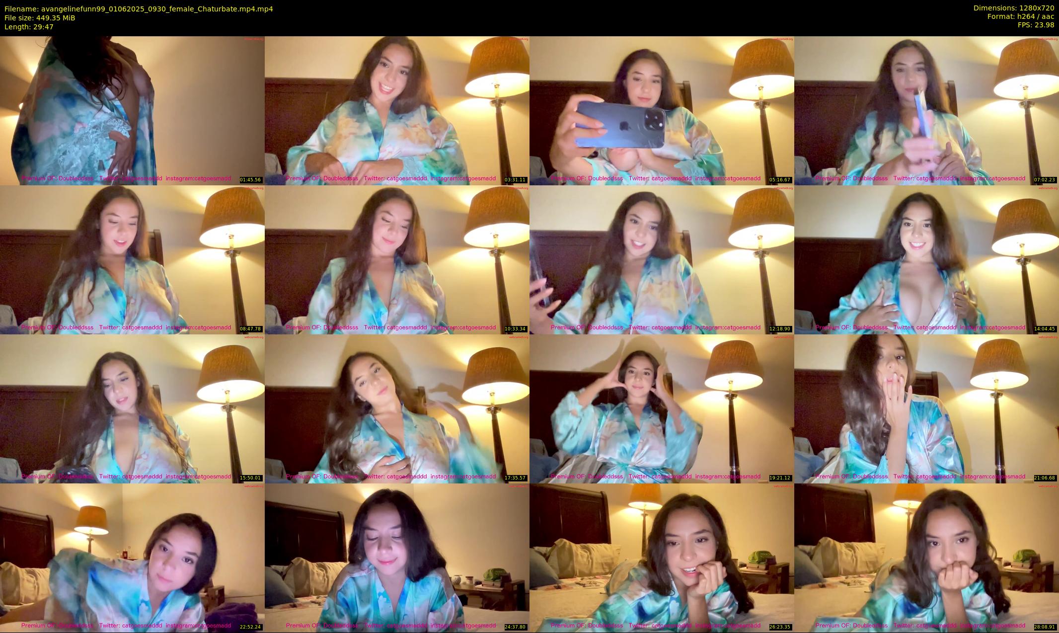 avangelinefunn99 — 30 minute Chaturbate female cam show recording, 720p, Jun 1, 2025