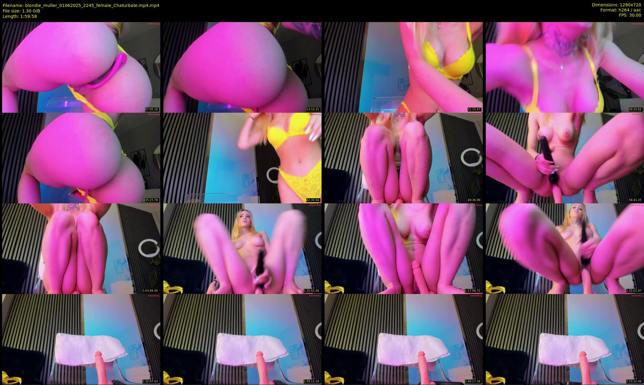blondie_muller — 120 minute Chaturbate female cam show recording, 720p, Jun 1, 2025