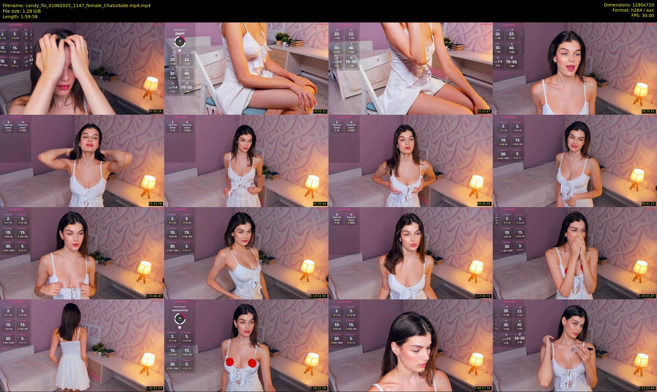 candy_flo — 120 minute Chaturbate female cam show recording, 720p, Jun 1, 2025
