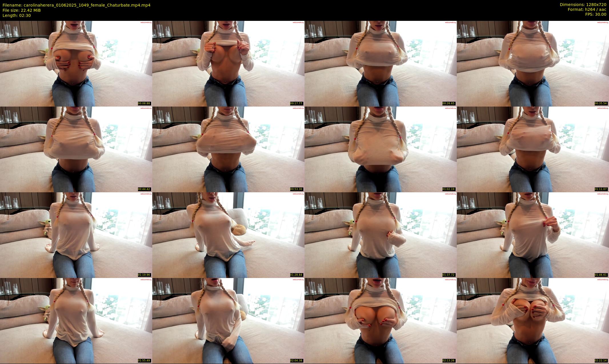 carolinaherera — 3 minute Chaturbate female cam show recording, 720p, Jun 1, 2025