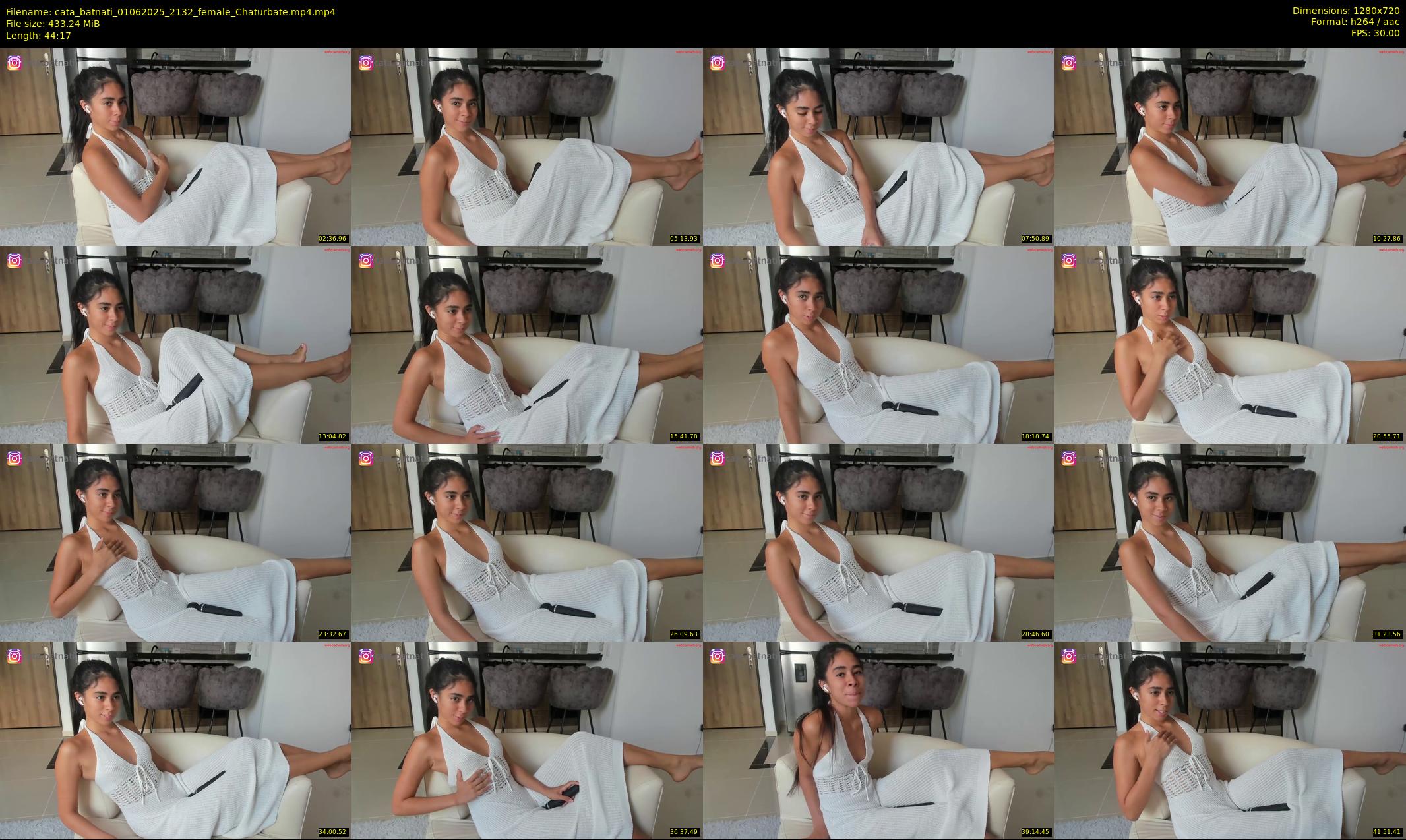 cata_batnati — 45 minute Chaturbate female cam show recording, 720p, Jun 1, 2025