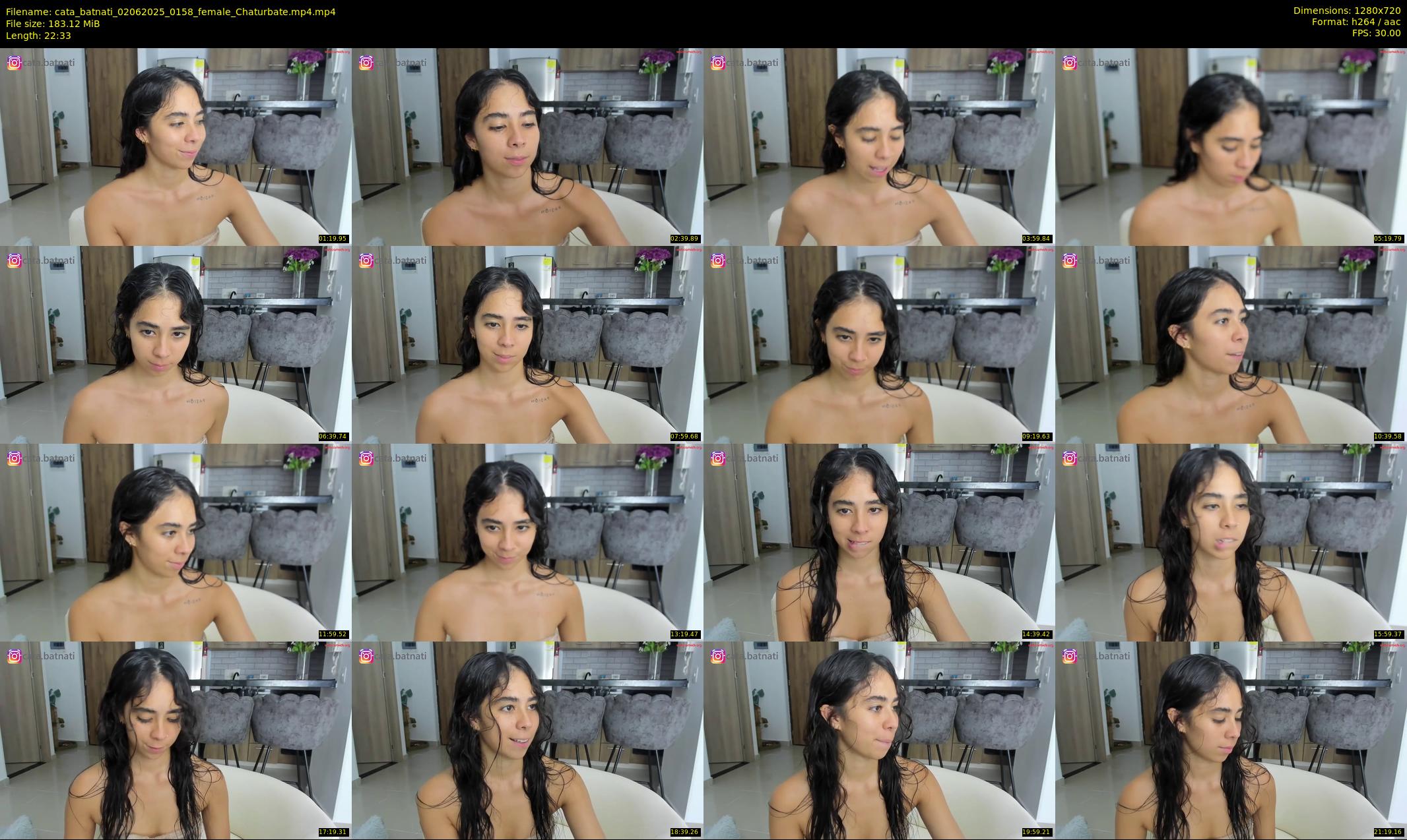 cata_batnati — 23 minute Chaturbate female cam show recording, 720p, Jun 2, 2025