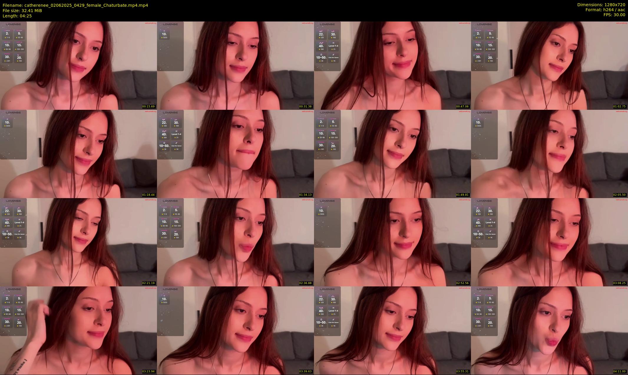 catherenee — 5 minute Chaturbate female cam show recording, 720p, Jun 2, 2025