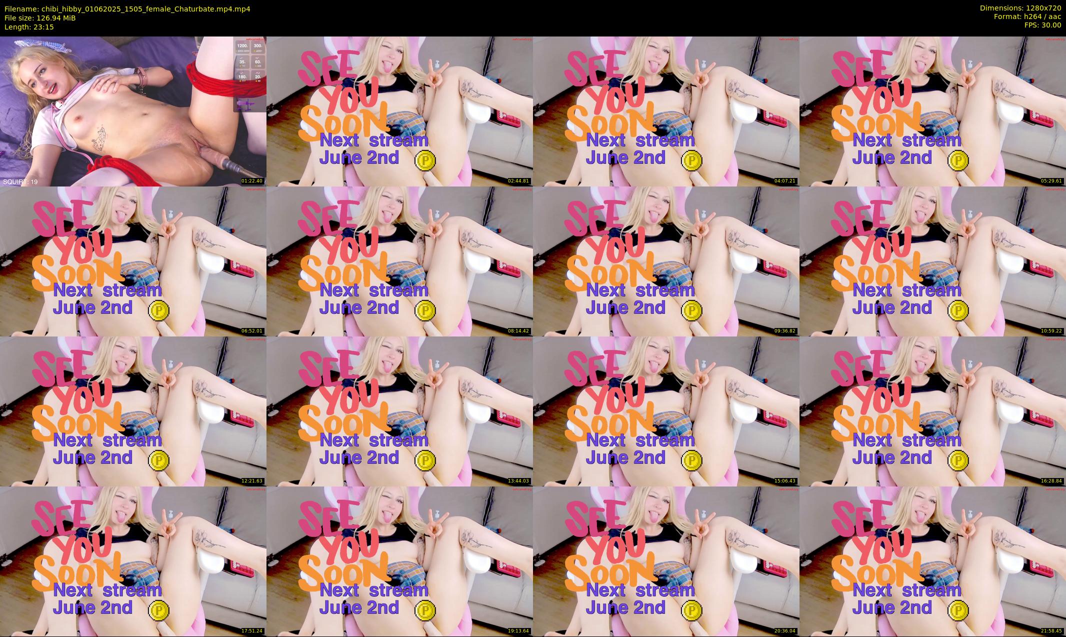 chibi_hibby — 24 minute Chaturbate female cam show recording, 720p, Jun 1, 2025