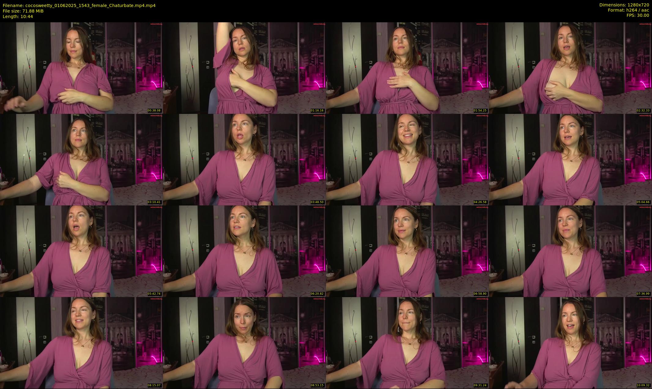 cocosweetty — 11 minute Chaturbate female cam show recording, 720p, Jun 1, 2025