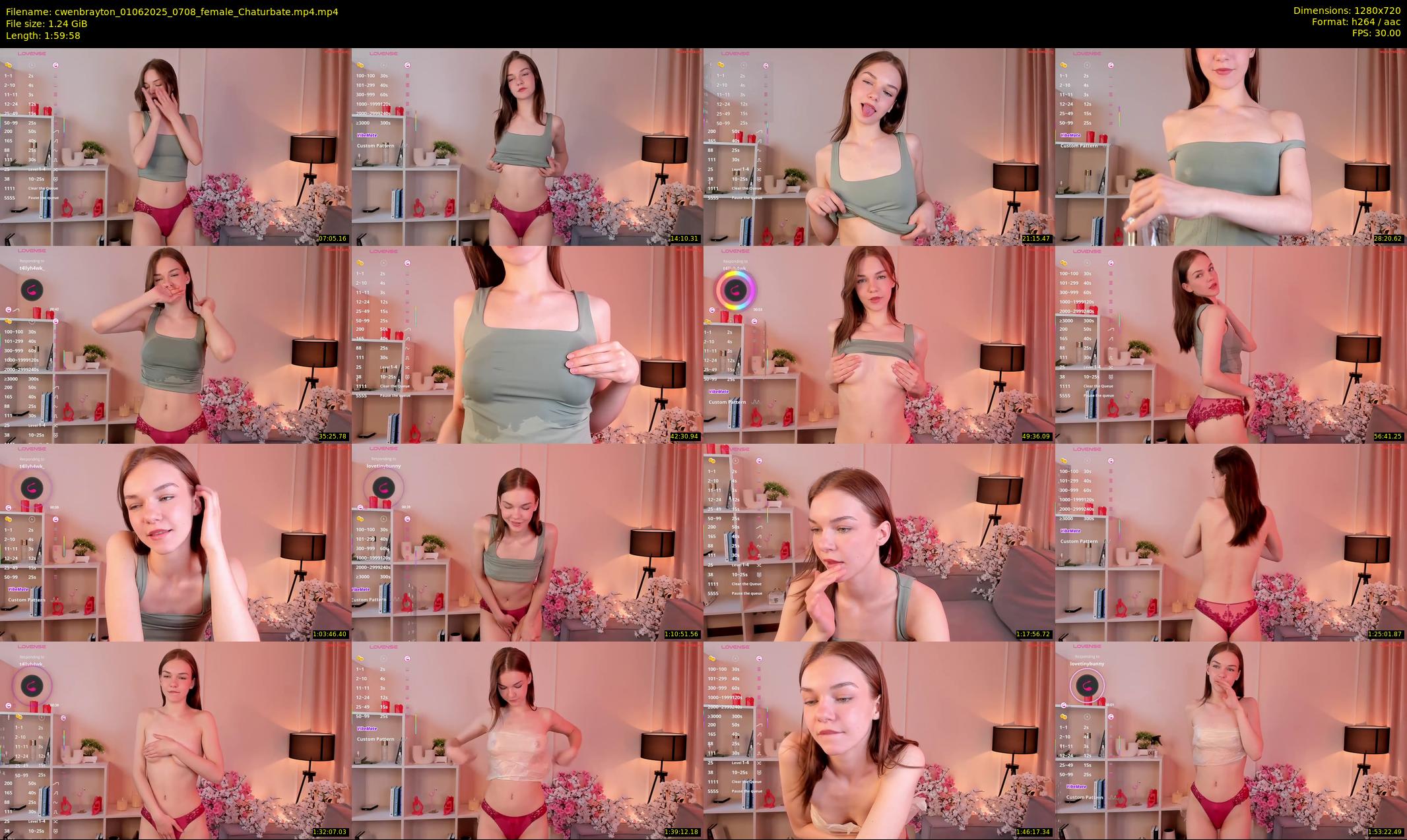 cwenbrayton — 120 minute Chaturbate female cam show recording, 720p, Jun 1, 2025