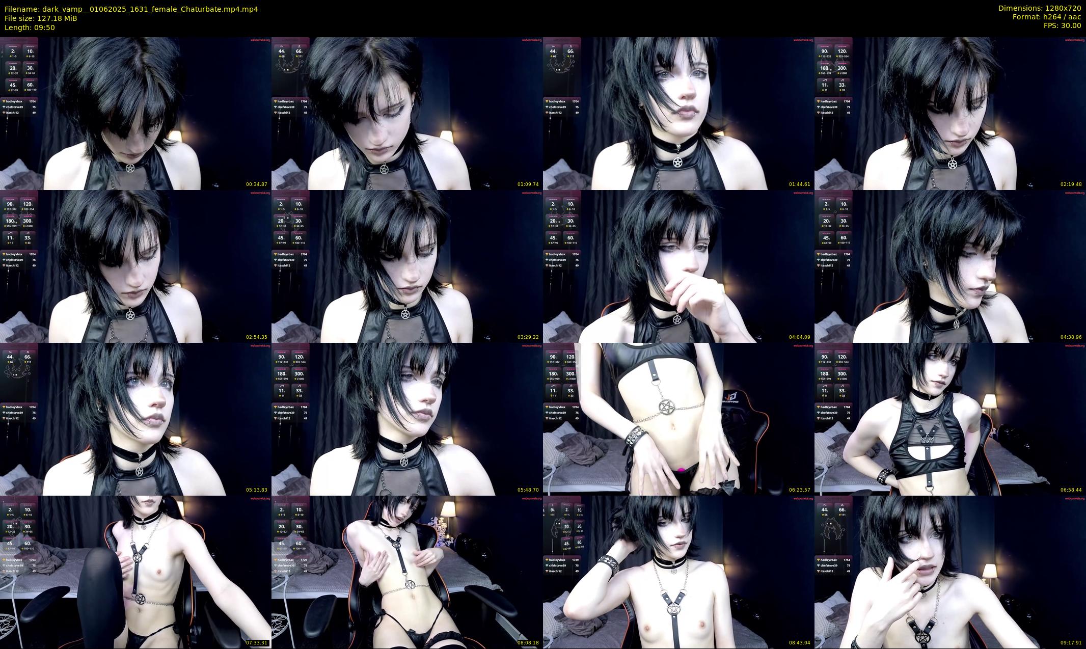 dark_vamp_ — 10 minute Chaturbate female cam show recording, 720p, Jun 1, 2025
