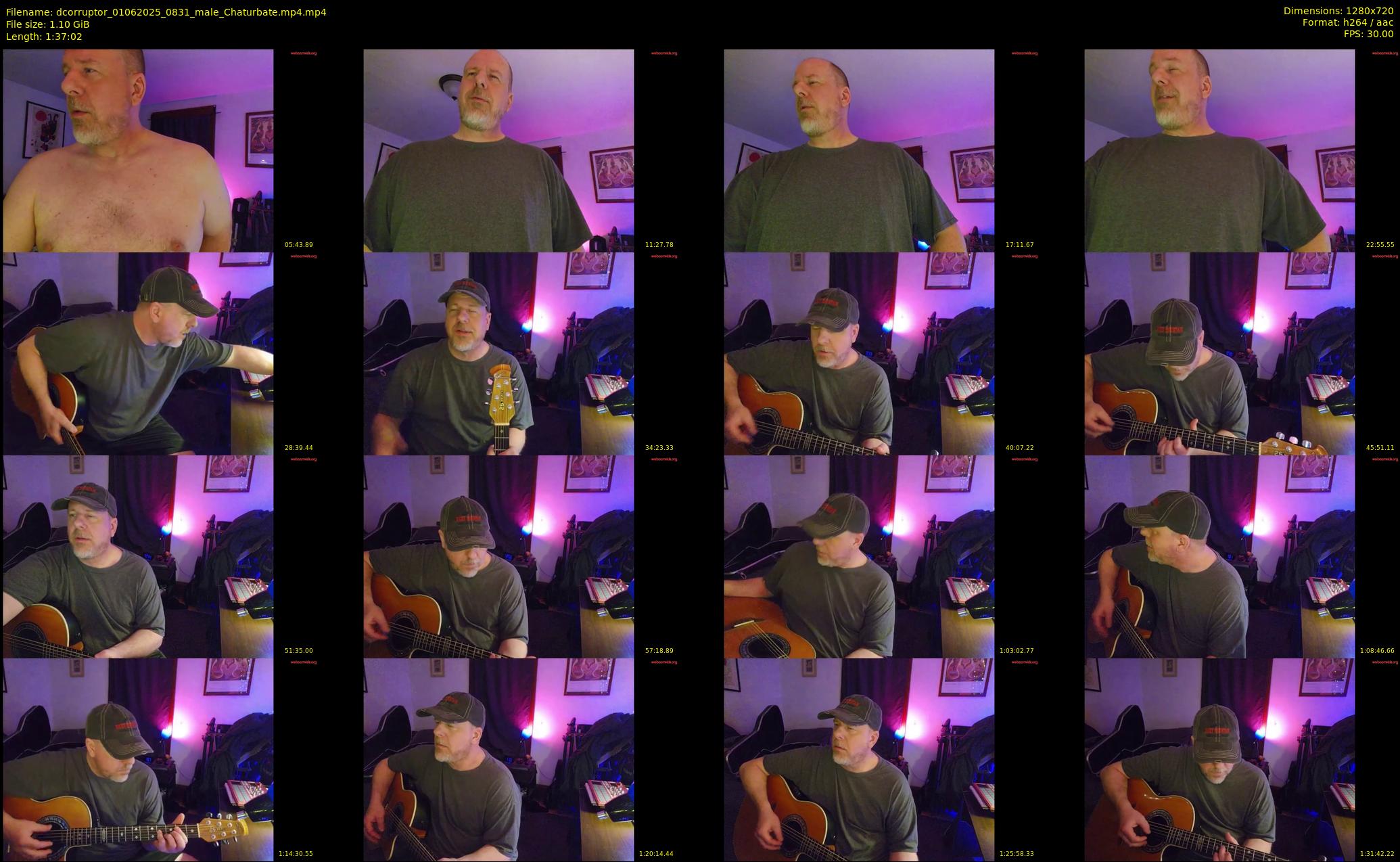 dcorruptor — 98 minute Chaturbate male cam show recording, 720p, Jun 1, 2025