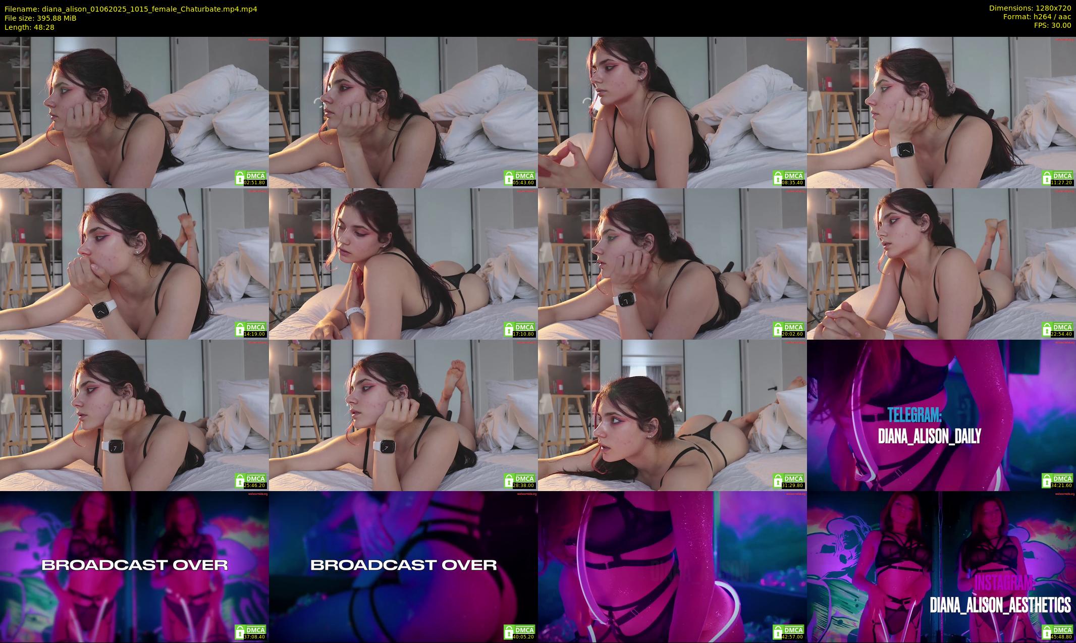 diana_alison — 49 minute Chaturbate female cam show recording, 720p, Jun 1, 2025