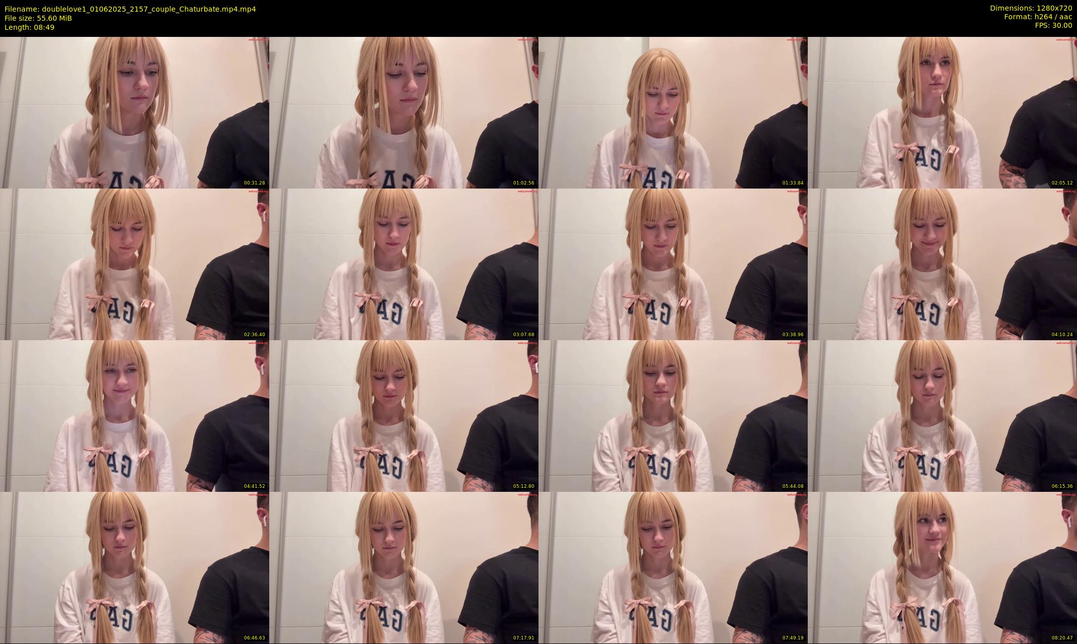 doublelove1 — 9 minute Chaturbate couple cam show recording, 720p, Jun 1, 2025