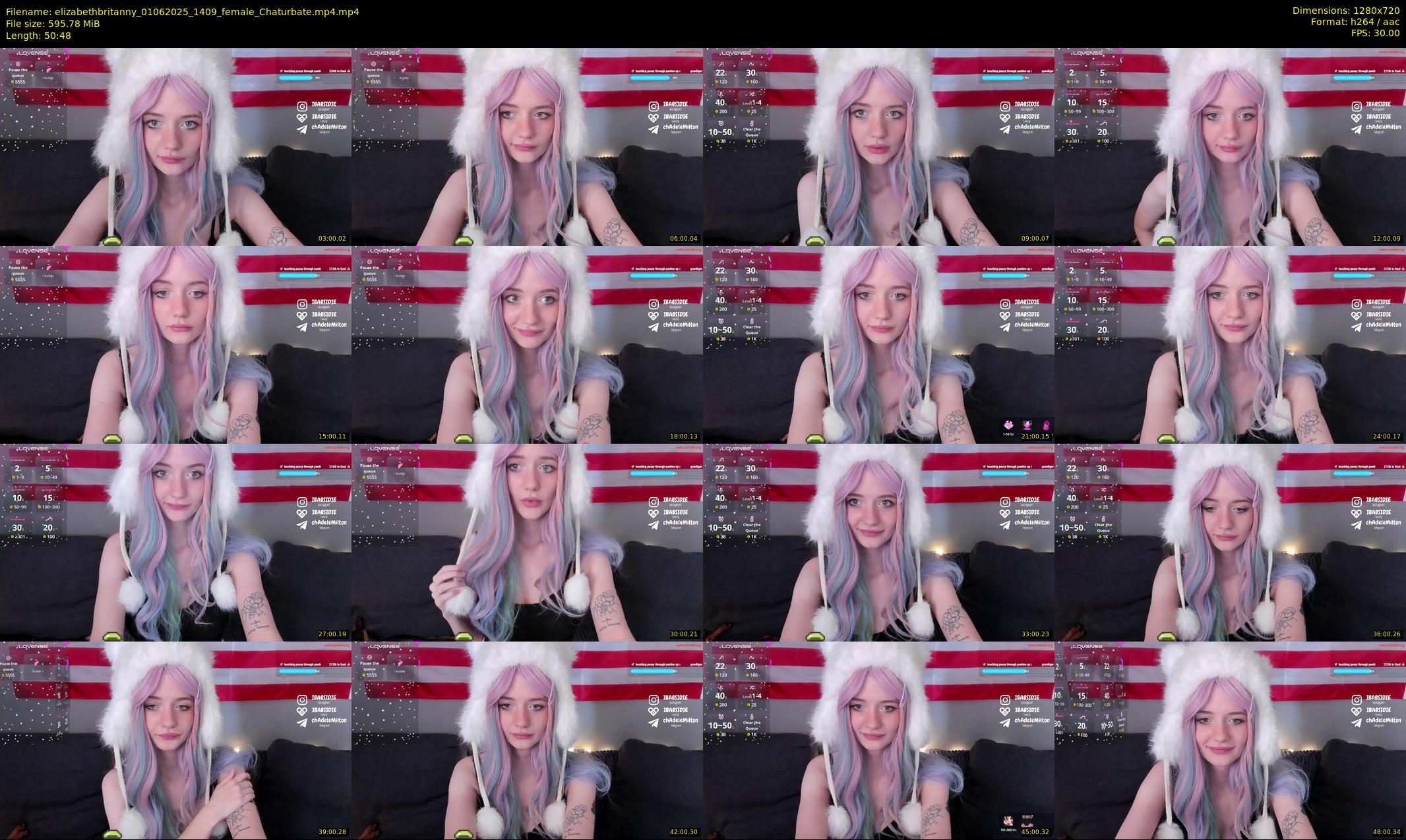elizabethbritanny — 51 minute Chaturbate female cam show recording, 720p, Jun 1, 2025