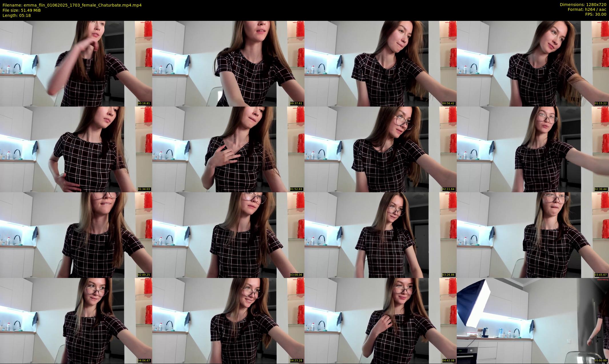 emma_flin — 6 minute Chaturbate female cam show recording, 720p, Jun 1, 2025