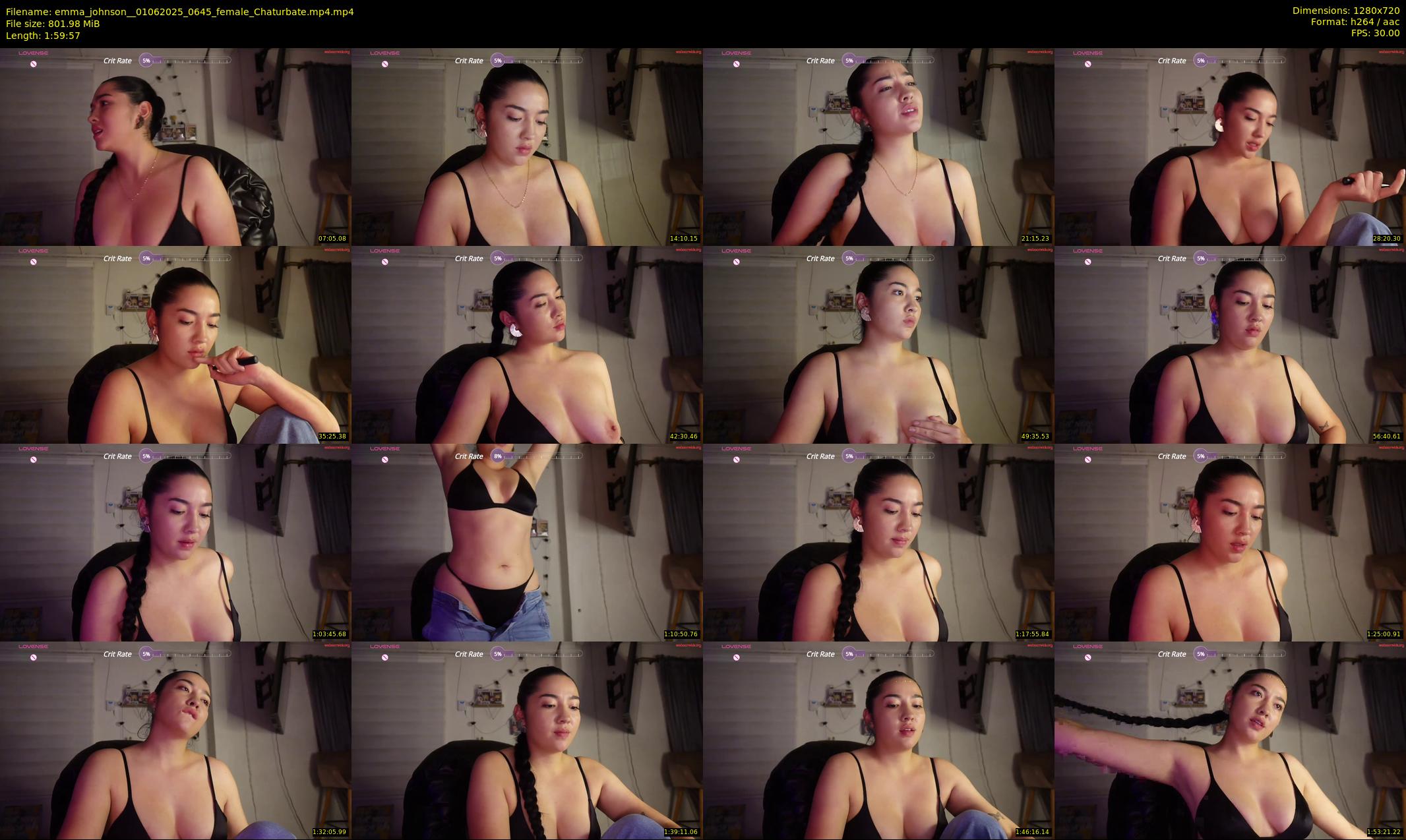 emma_johnson_ — 120 minute Chaturbate female cam show recording, 720p, Jun 1, 2025