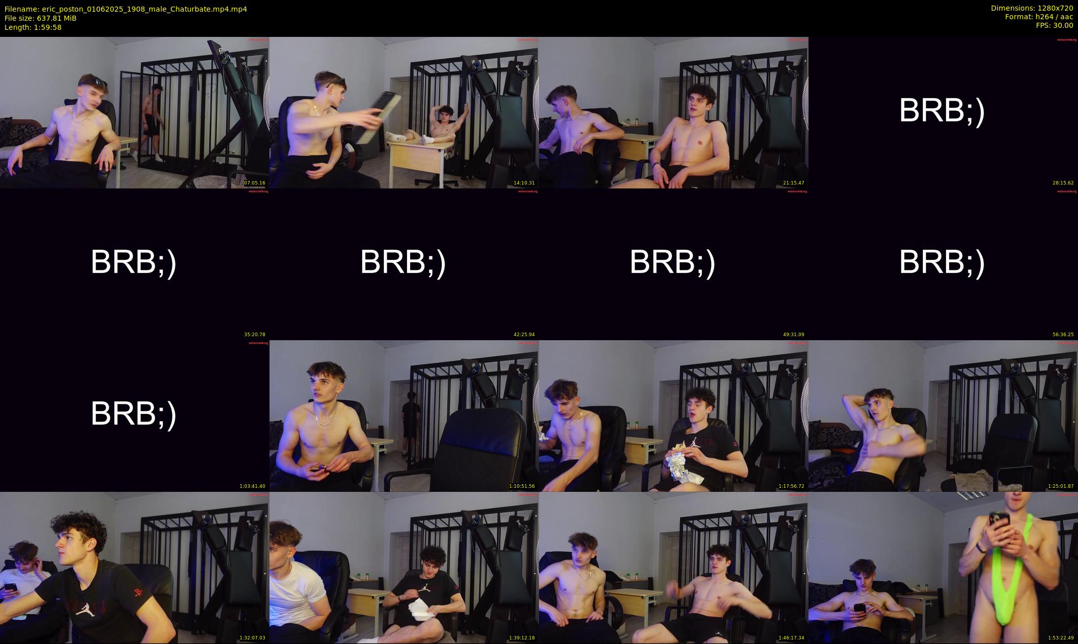 eric_poston — 120 minute Chaturbate male cam show recording, 720p, Jun 1, 2025
