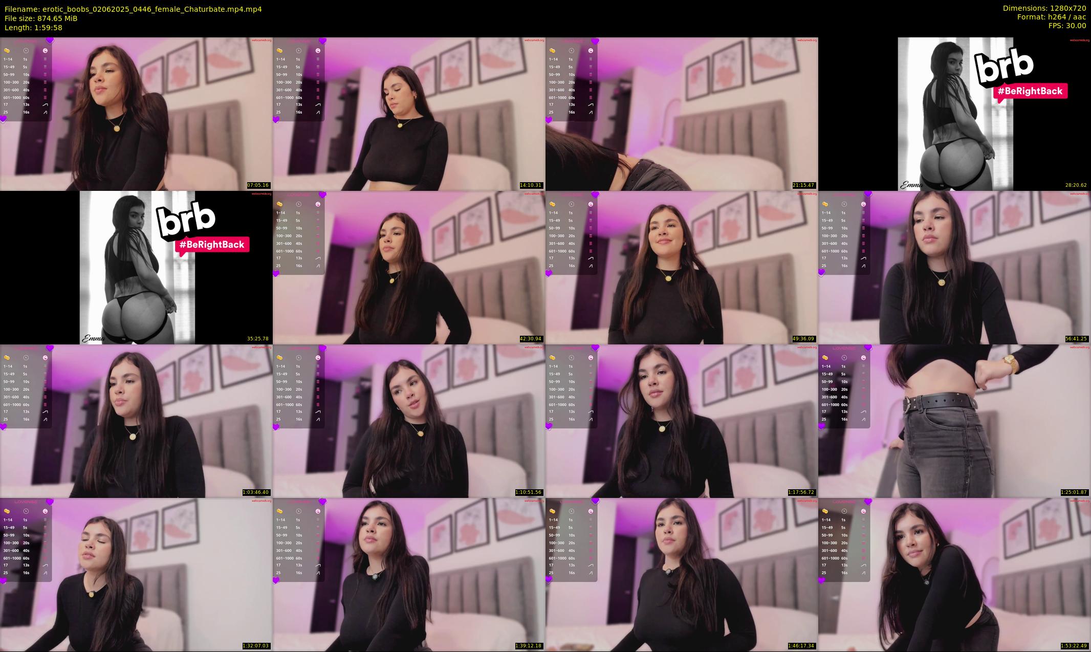 erotic_boobs — 120 minute Chaturbate female cam show recording, 720p, Jun 2, 2025