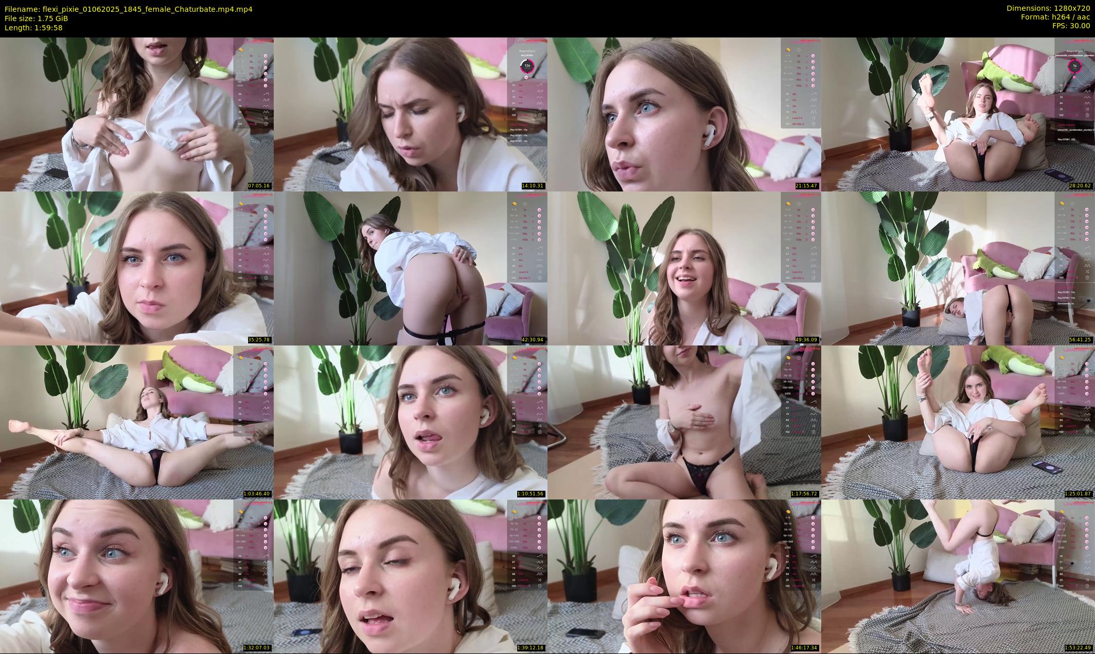 flexi_pixie — 120 minute Chaturbate female cam show recording, 720p, Jun 1, 2025