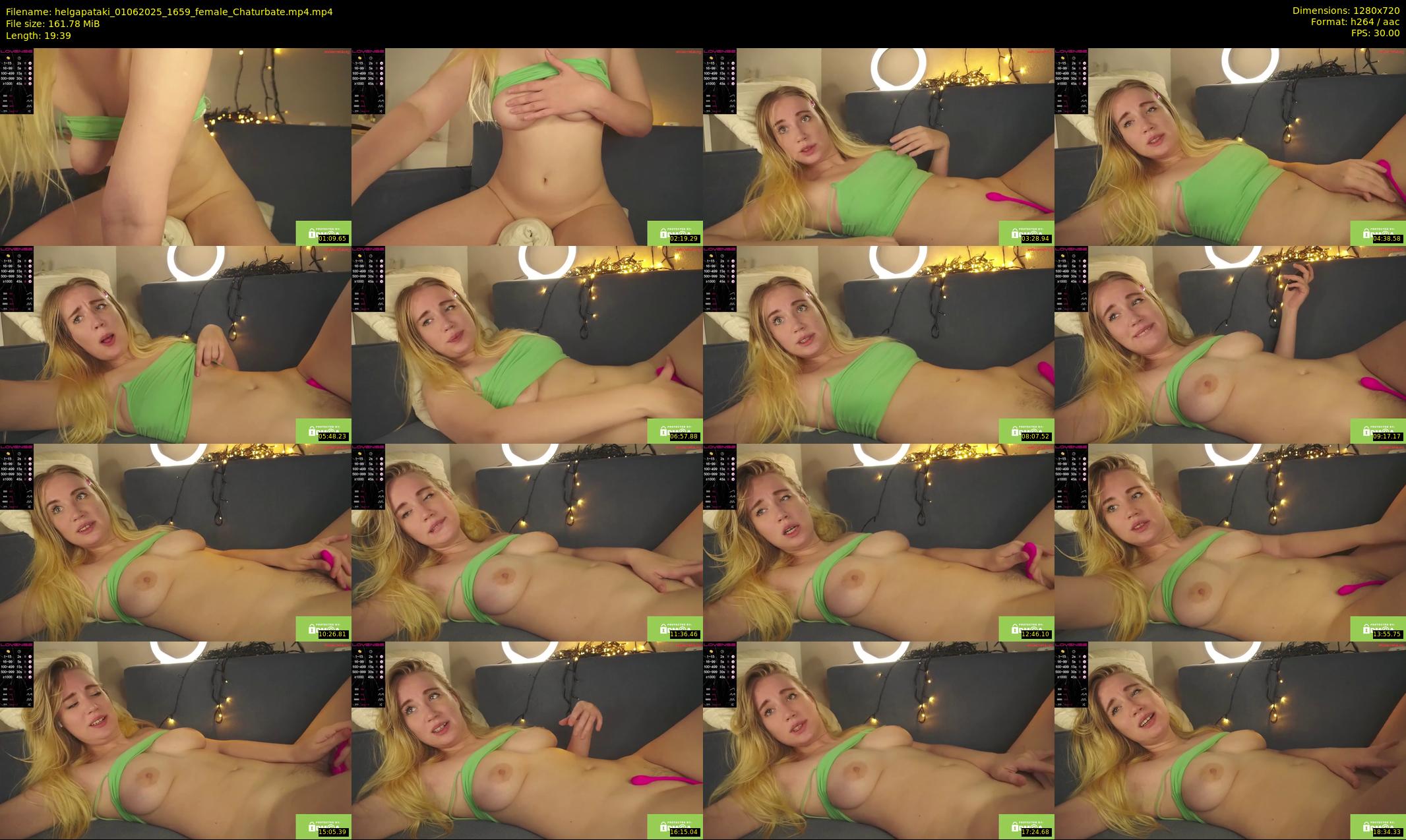 helgapataki — 20 minute Chaturbate female cam show recording, 720p, Jun 1, 2025