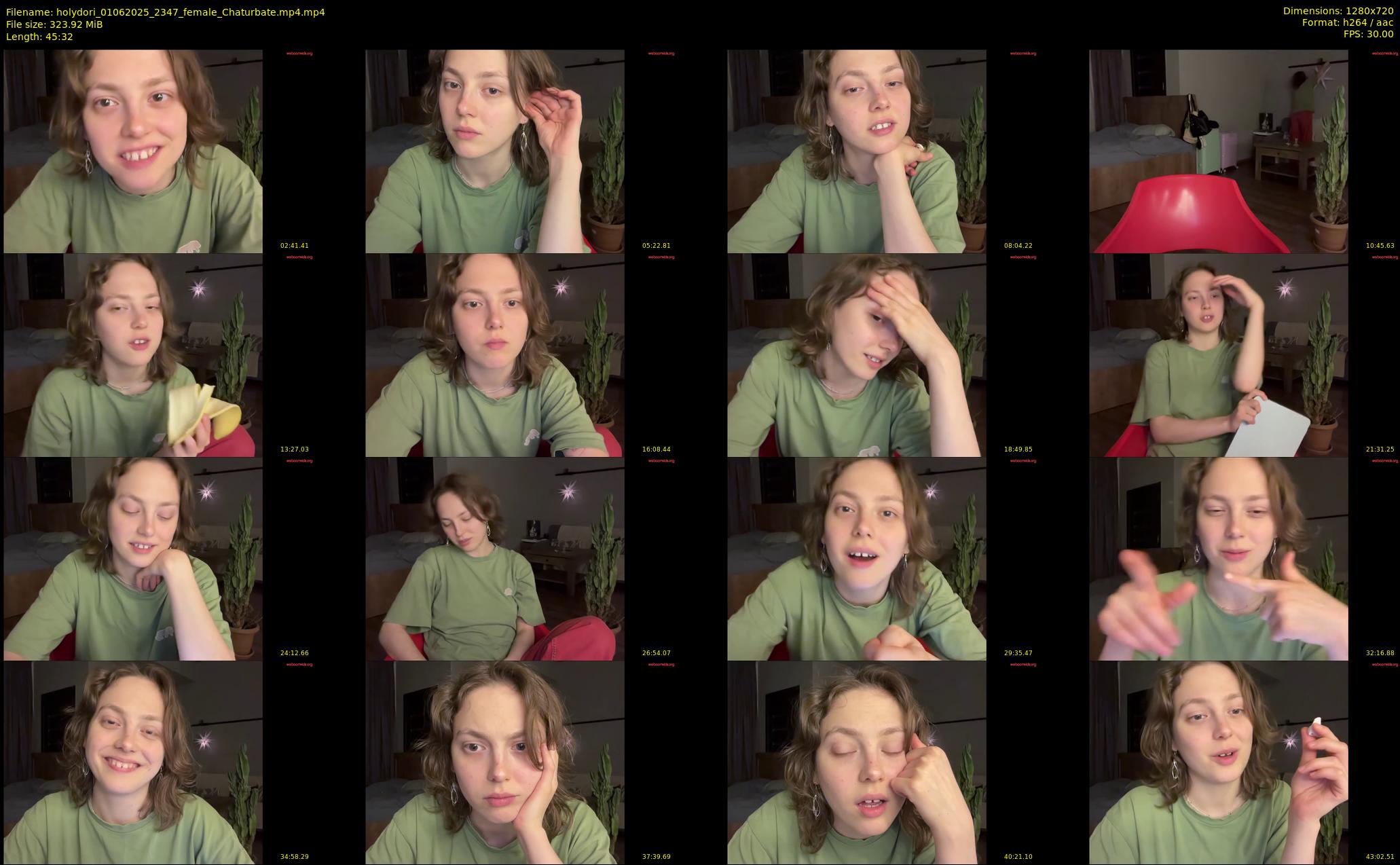 holydori — 46 minute Chaturbate female cam show recording, 720p, Jun 1, 2025