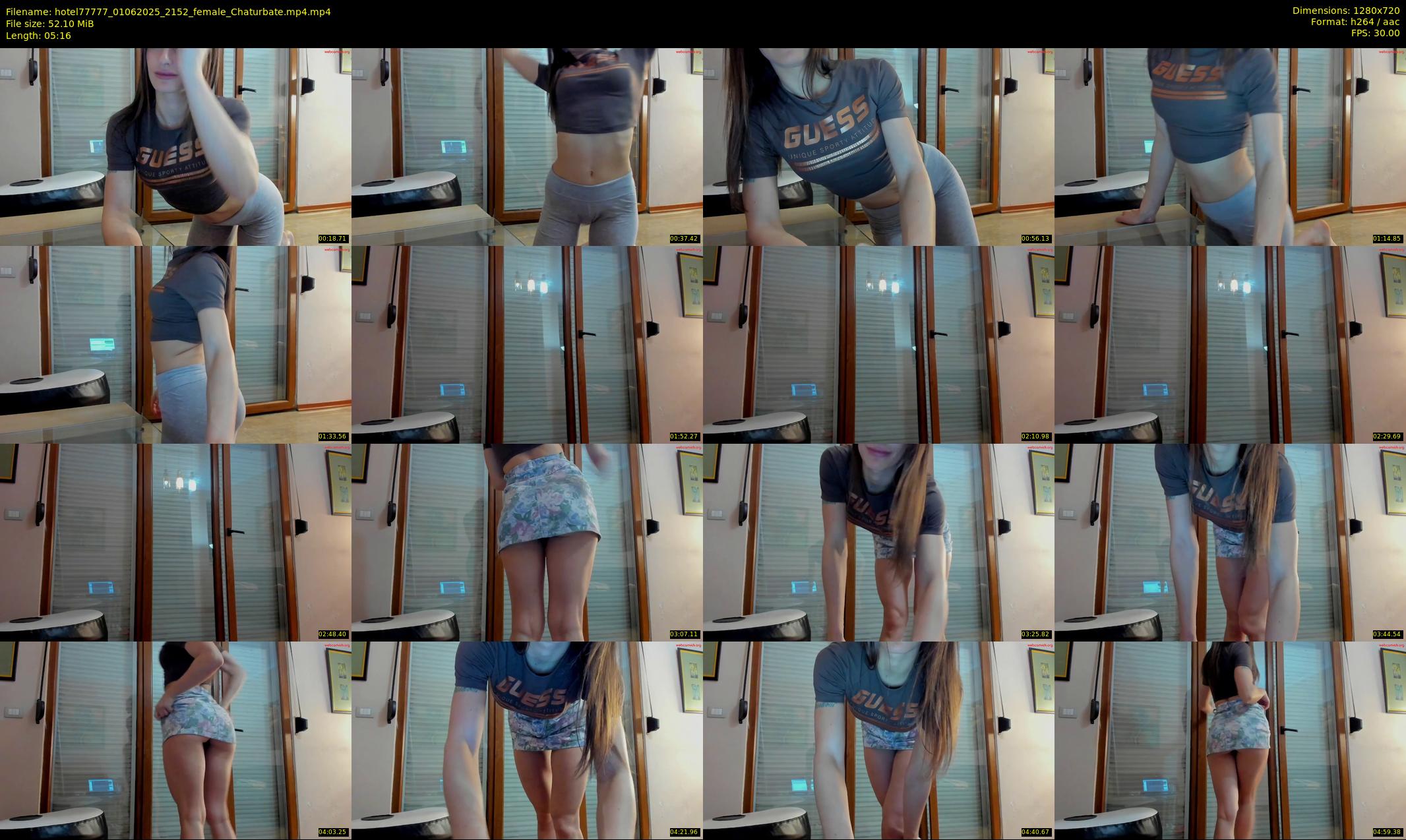 hotel77777 — 6 minute Chaturbate female cam show recording, 720p, Jun 1, 2025