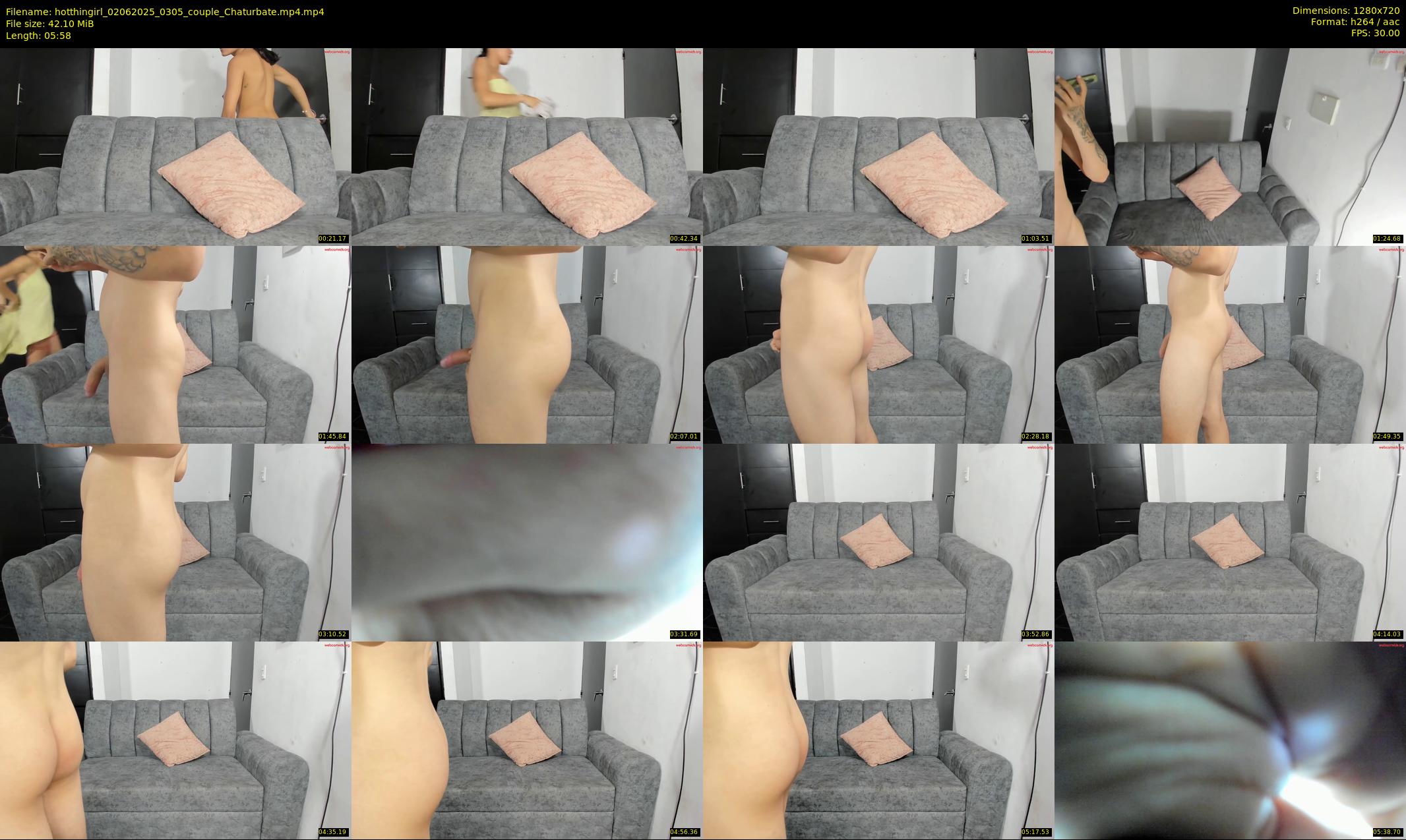 hotthingirl — 6 minute Chaturbate couple cam show recording, 720p, Jun 2, 2025