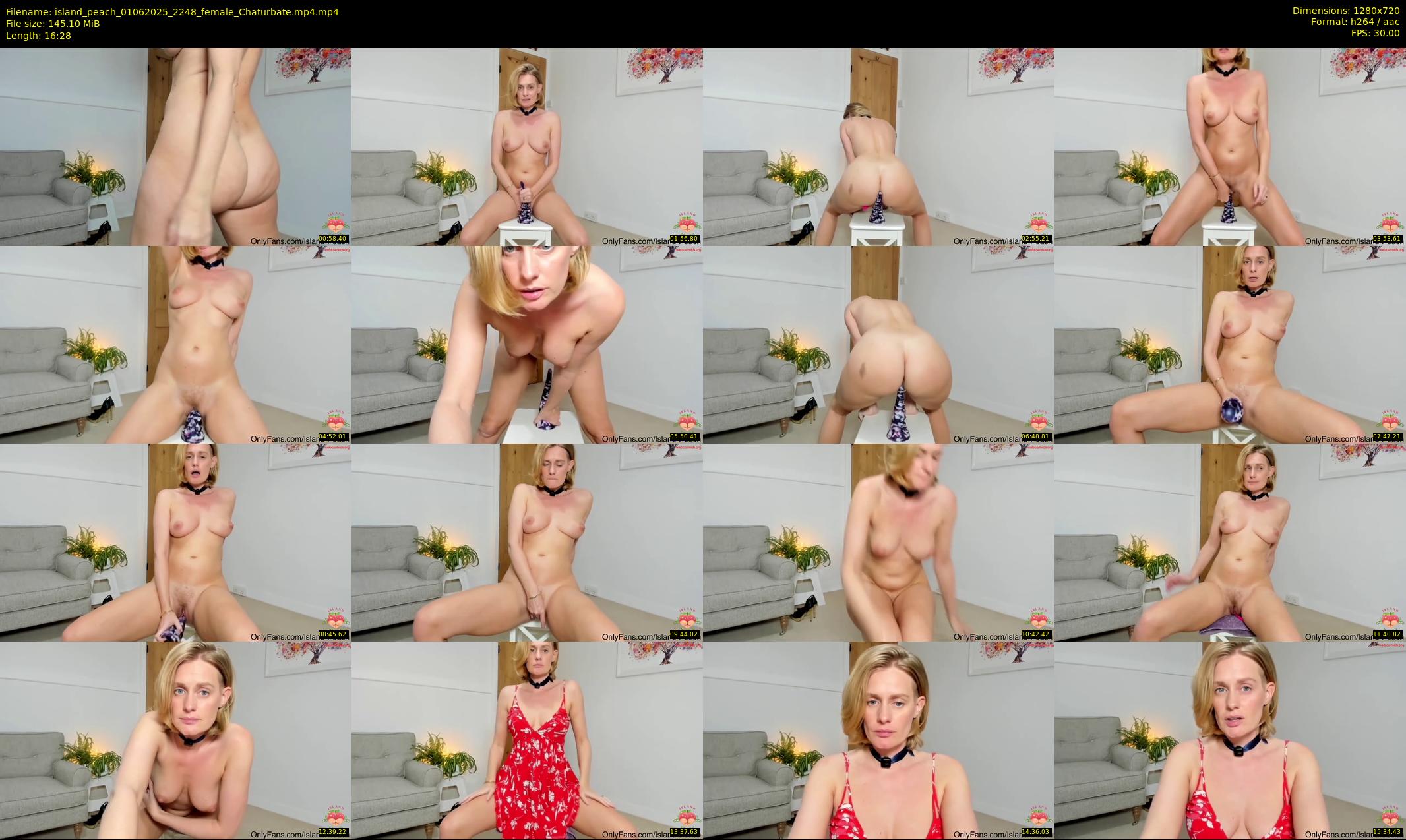island_peach — 17 minute Chaturbate female cam show recording, 720p, Jun 1, 2025